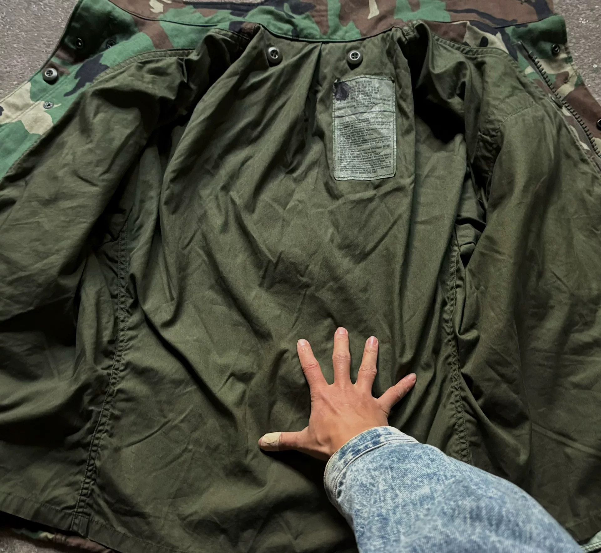 Vintage Vintage 1993 Military M65 Camo Jacket Size US M / EU 48-50 / 2 - 5 Thumbnail