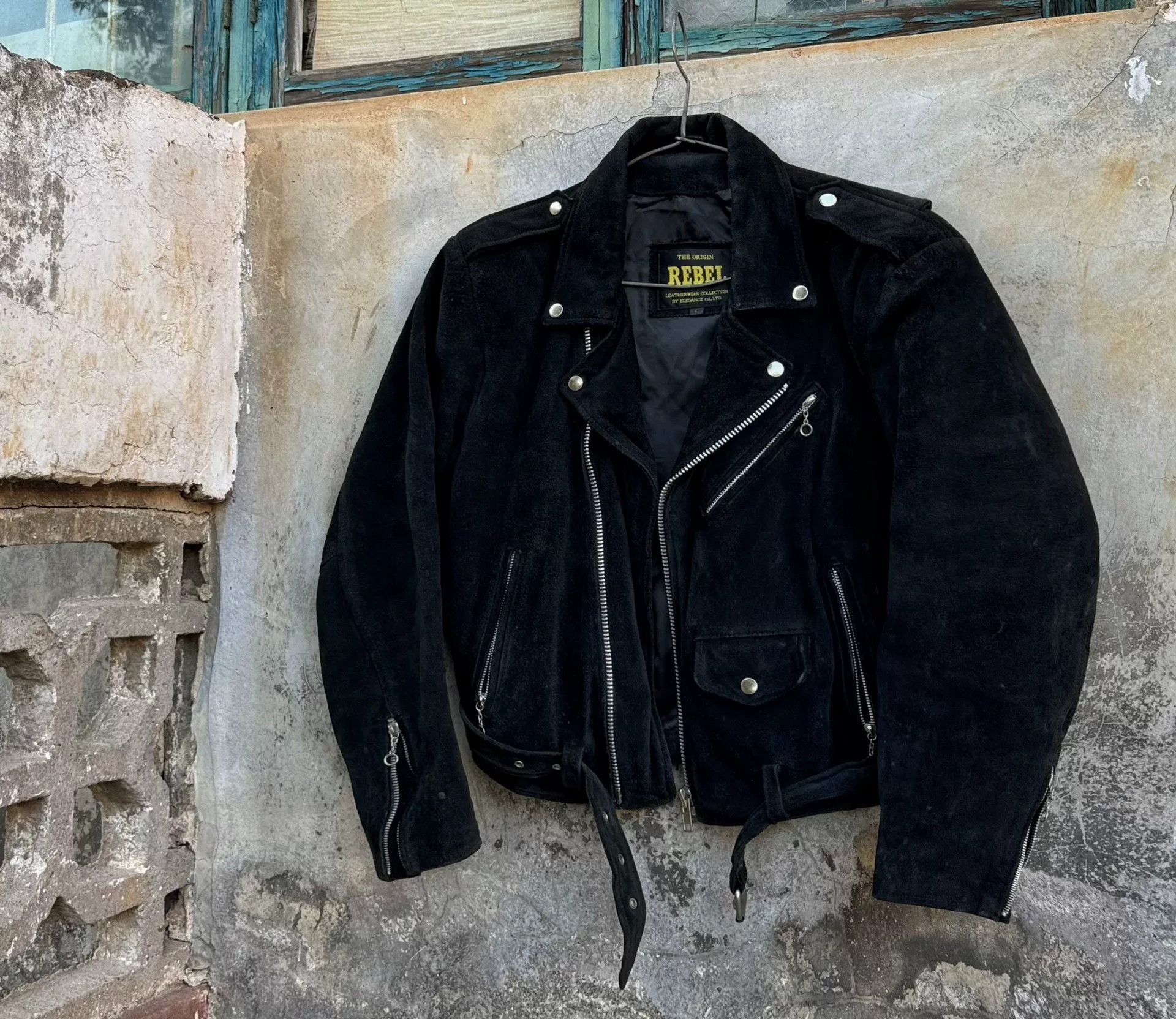 Vintage Vintage Rebel Moto Leather Jacket Size US L / EU 52-54 / 3 - 2 Thumbnail