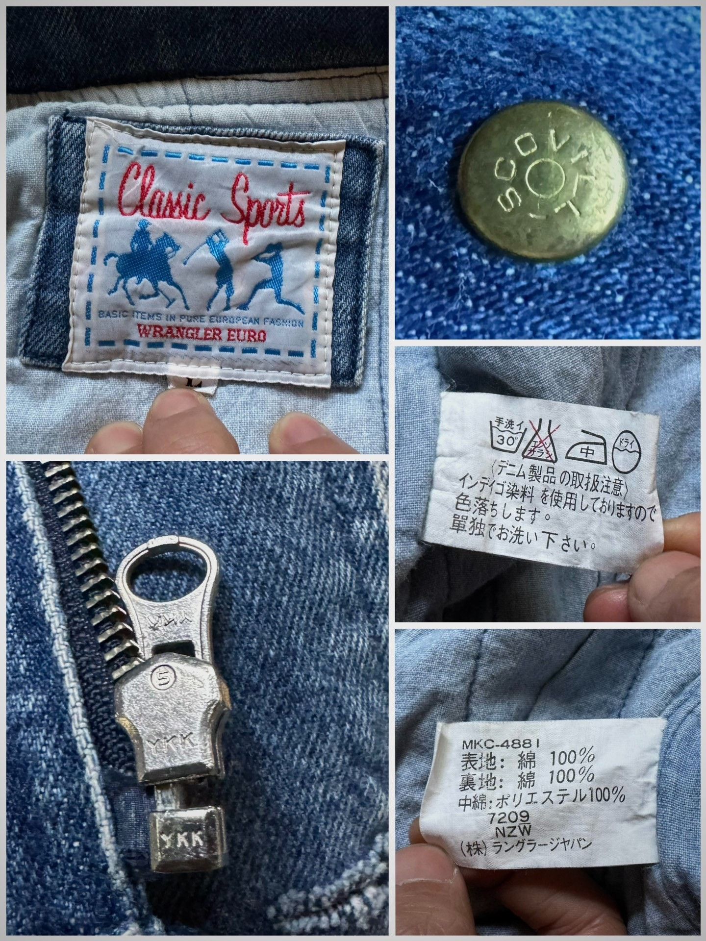 Vintage Vintage Wrangler Boxy Denim Jacket Size US M / EU 48-50 / 2 - 5 Thumbnail