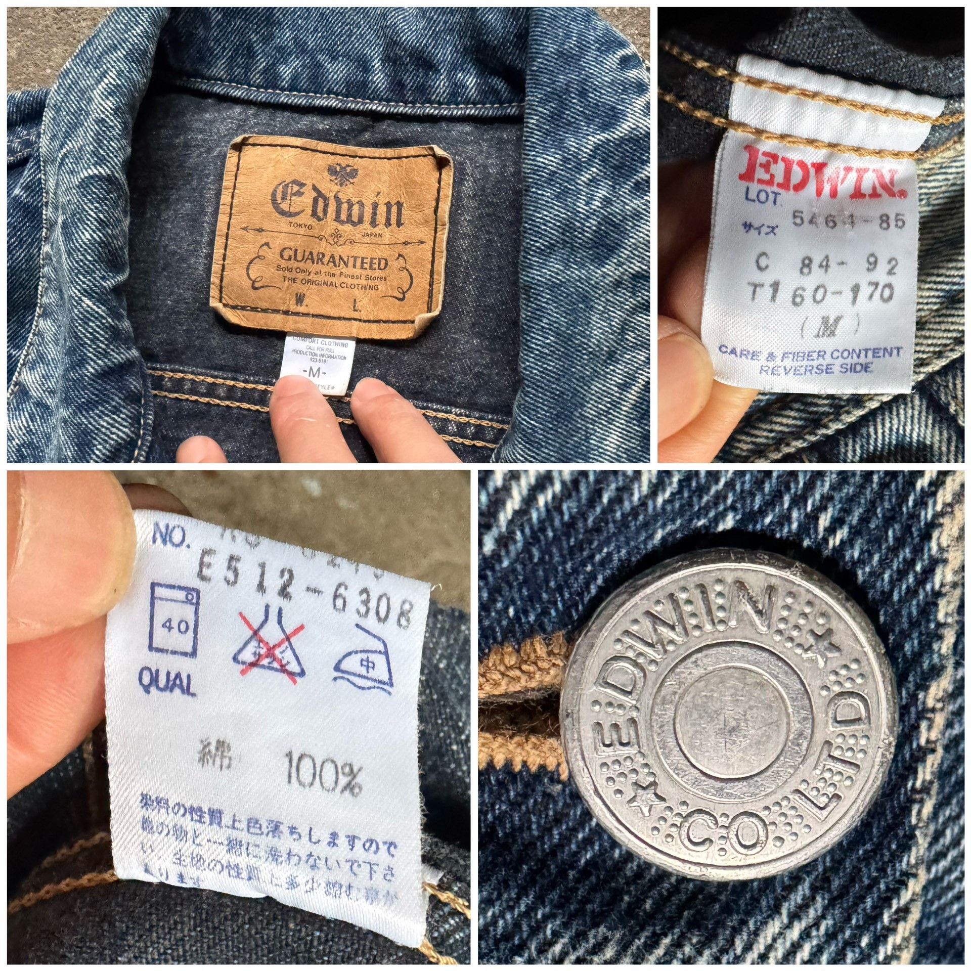 Vintage Vintage Edwin Boxy Denim Jacket Size US M / EU 48-50 / 2 - 3 Thumbnail
