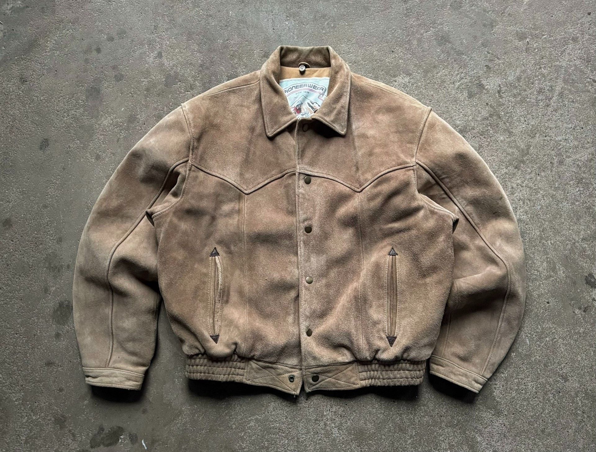 Vintage Vintage Pioneer Suede Western Jacket Size US XS / EU 42 / 0 - 2 Thumbnail