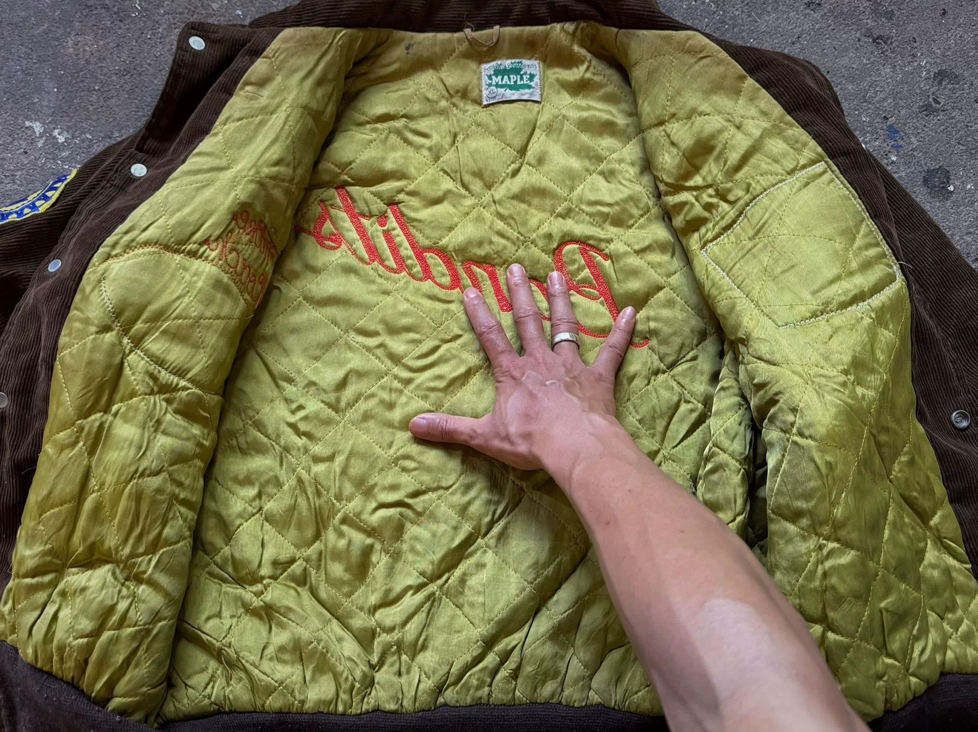 Vintage Vintage 70s Maple Corduroy Jacket Size US XXL / EU 58 / 5 - 4 Thumbnail