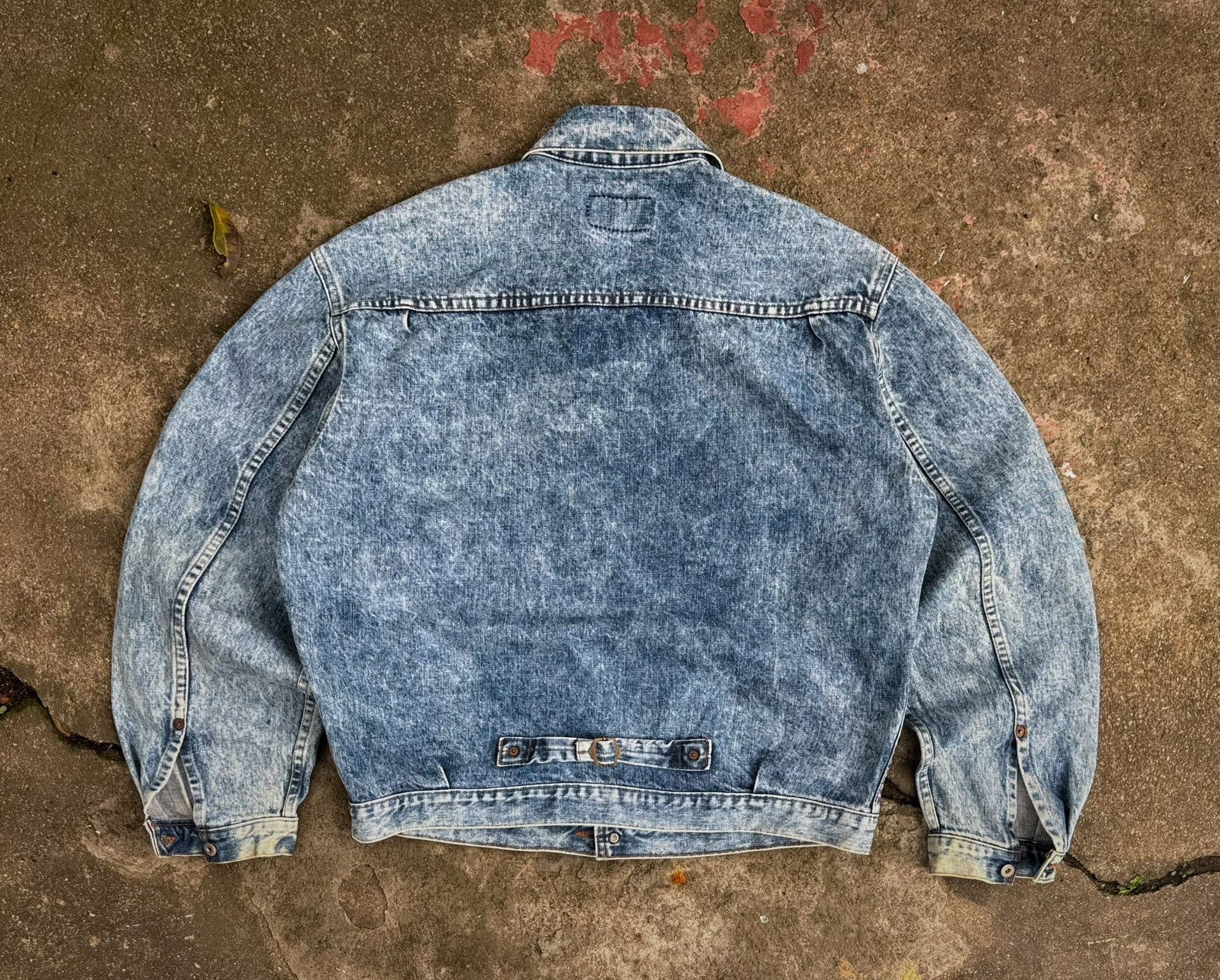 Vintage Vintage Levis LVC BigE Denim Jacket Size US XXS / EU 40 - 5 Thumbnail