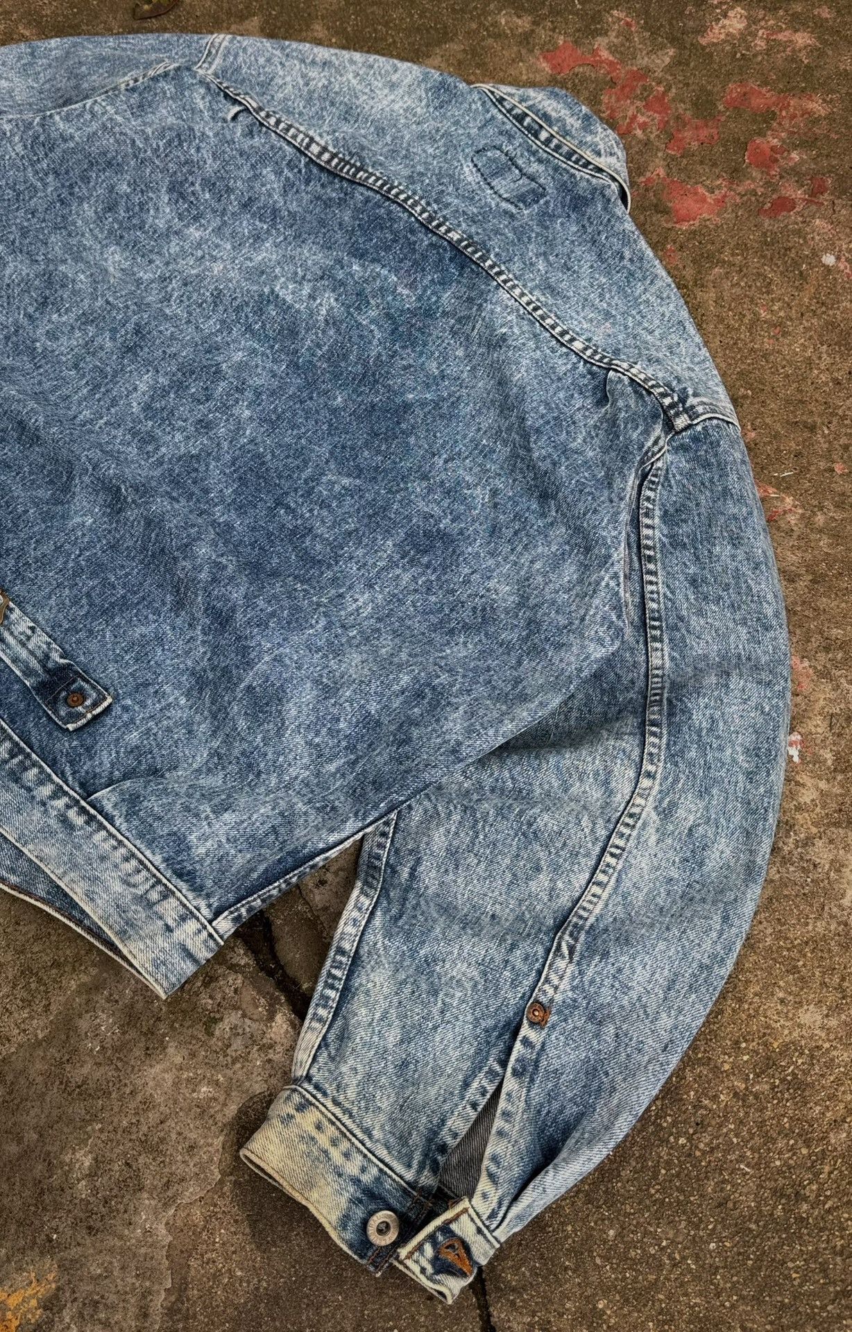 Vintage Vintage Levis LVC BigE Denim Jacket Size US XXS / EU 40 - 4 Thumbnail