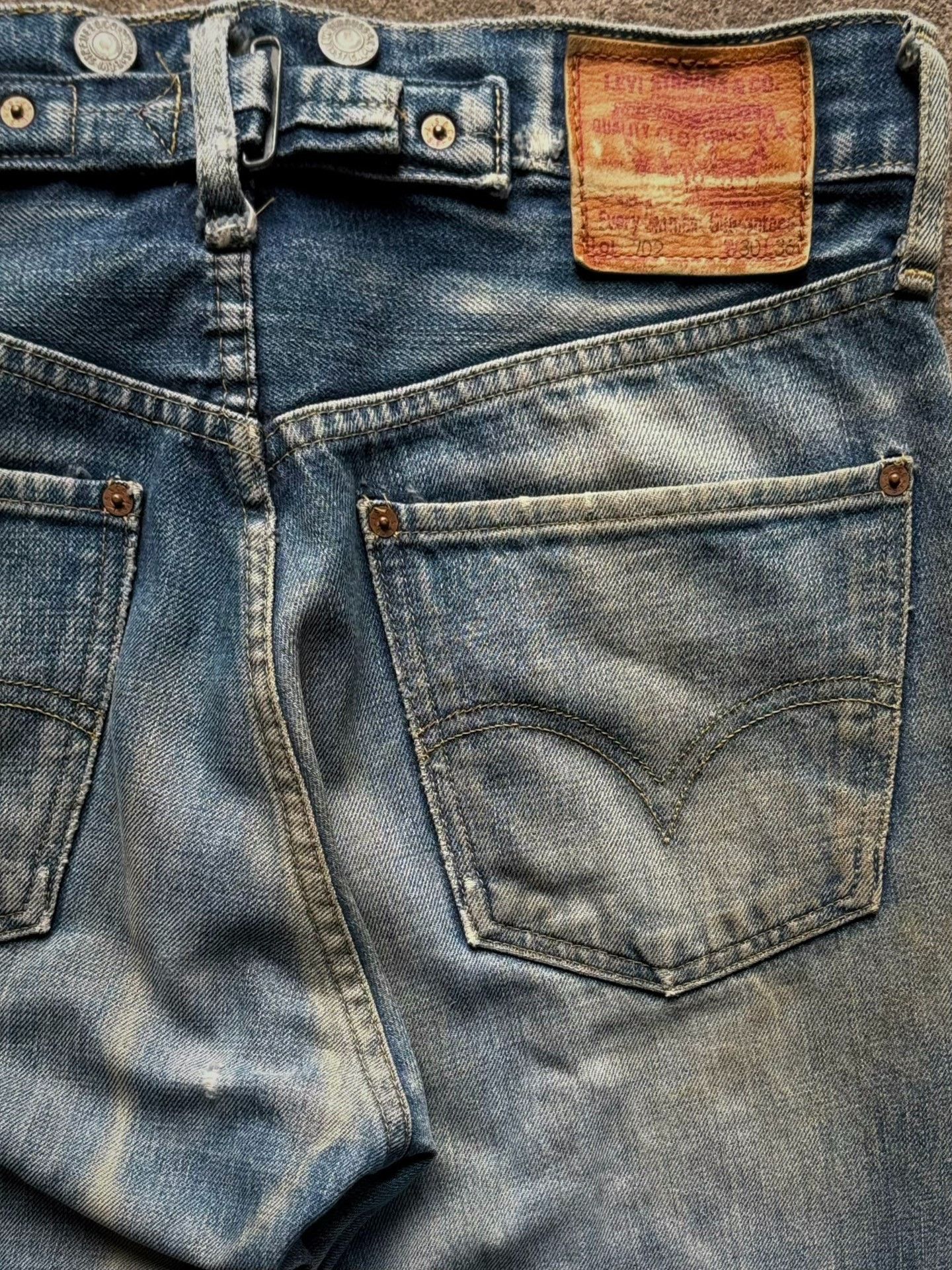 Vintage Vintage Levi's LVC S702xx Jeans Size US 30 / EU 46 - 4 Thumbnail