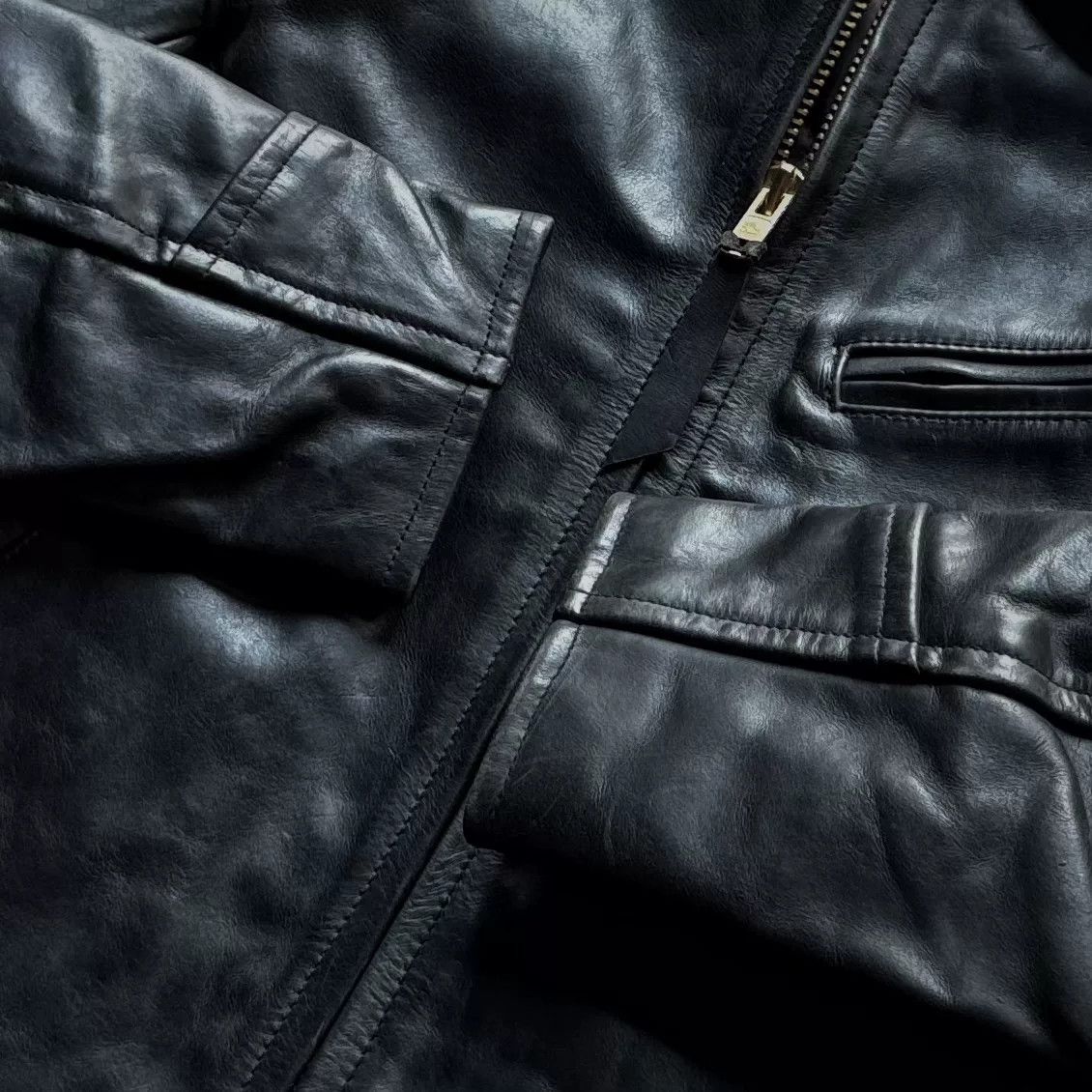 Vintage Vintage Indian Motorcycle Leather Jacket Size US M / EU 48-50 / 2 - 2 Thumbnail