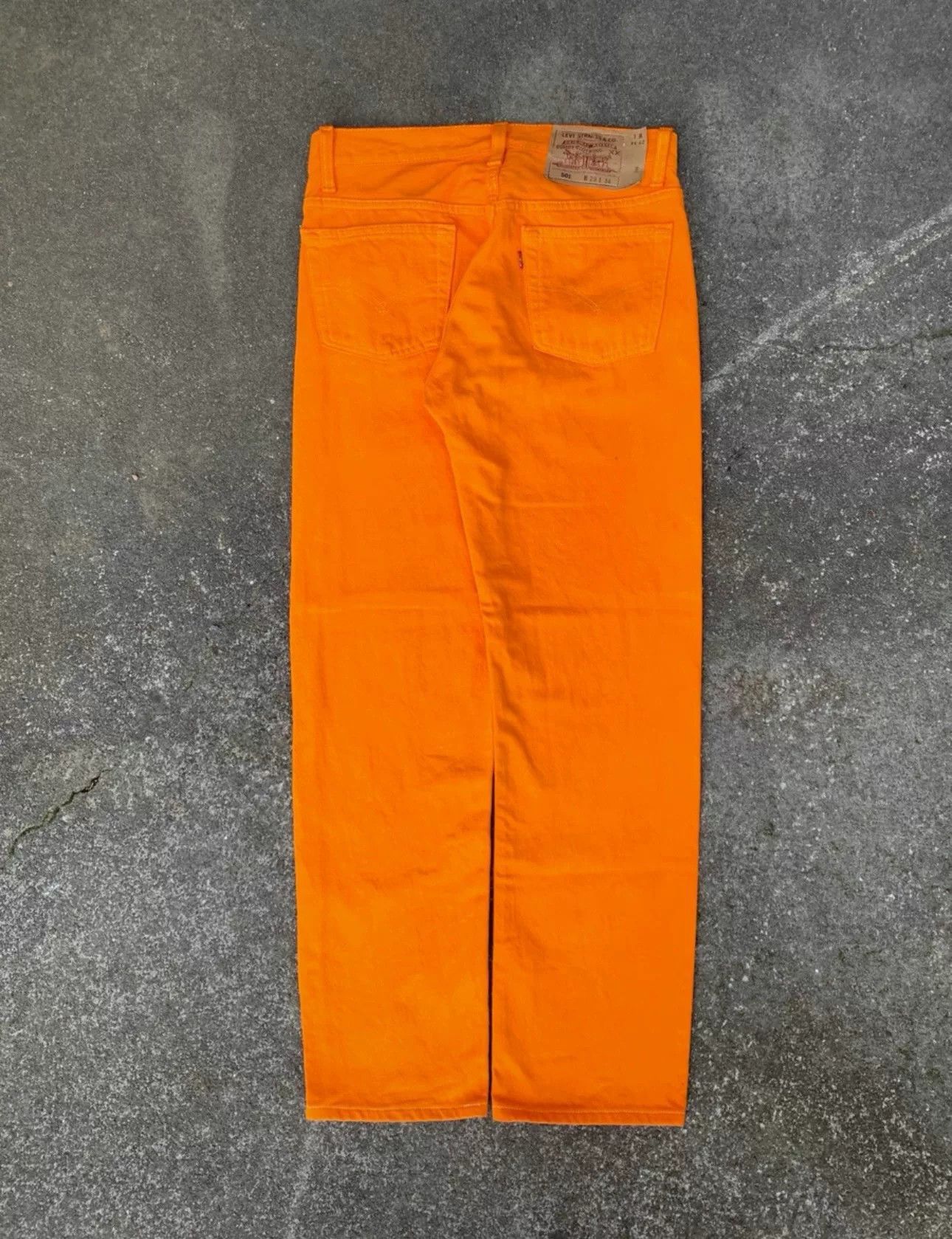 Vintage Vintage 1994 Levis 501 Orange USA Size 27" / US 4 / IT 40 - 9 Thumbnail