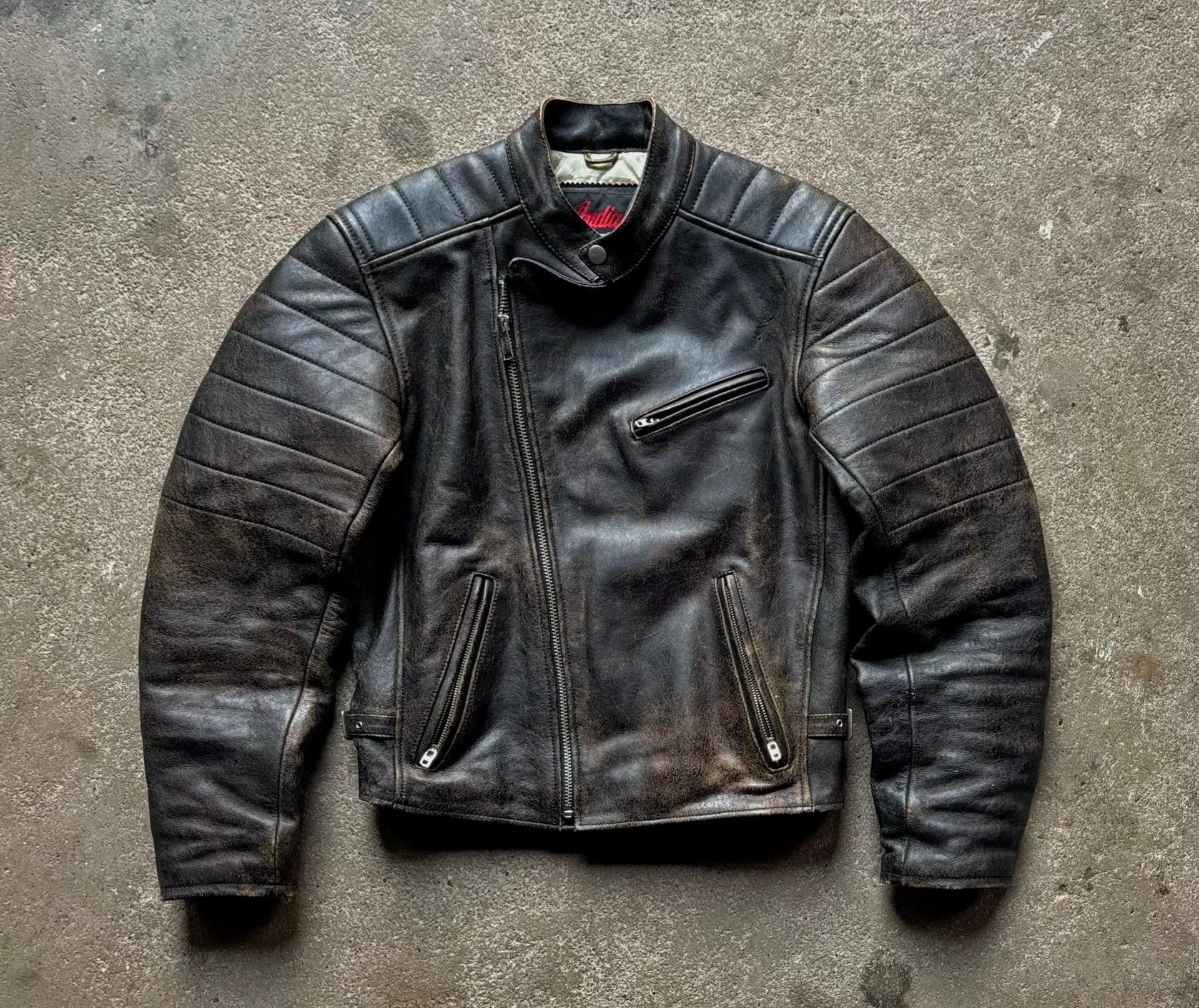Vintage Vintage Indian Motorcycle Leather Jacket Size US M / EU 48-50 / 2 - 2 Thumbnail