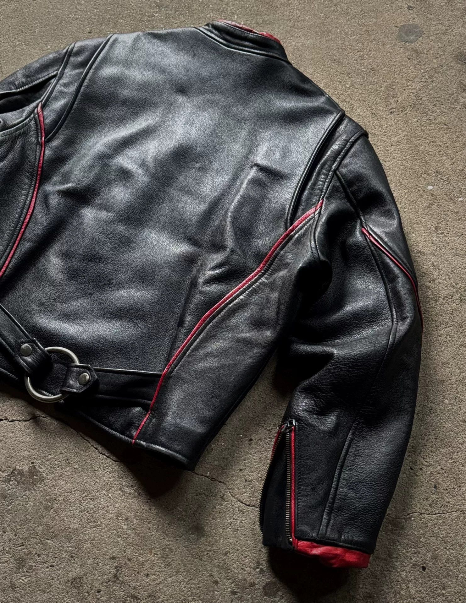 Vintage Vintage Dogfight Moto Leather Jacket Size US M / EU 48-50 / 2 - 5 Thumbnail