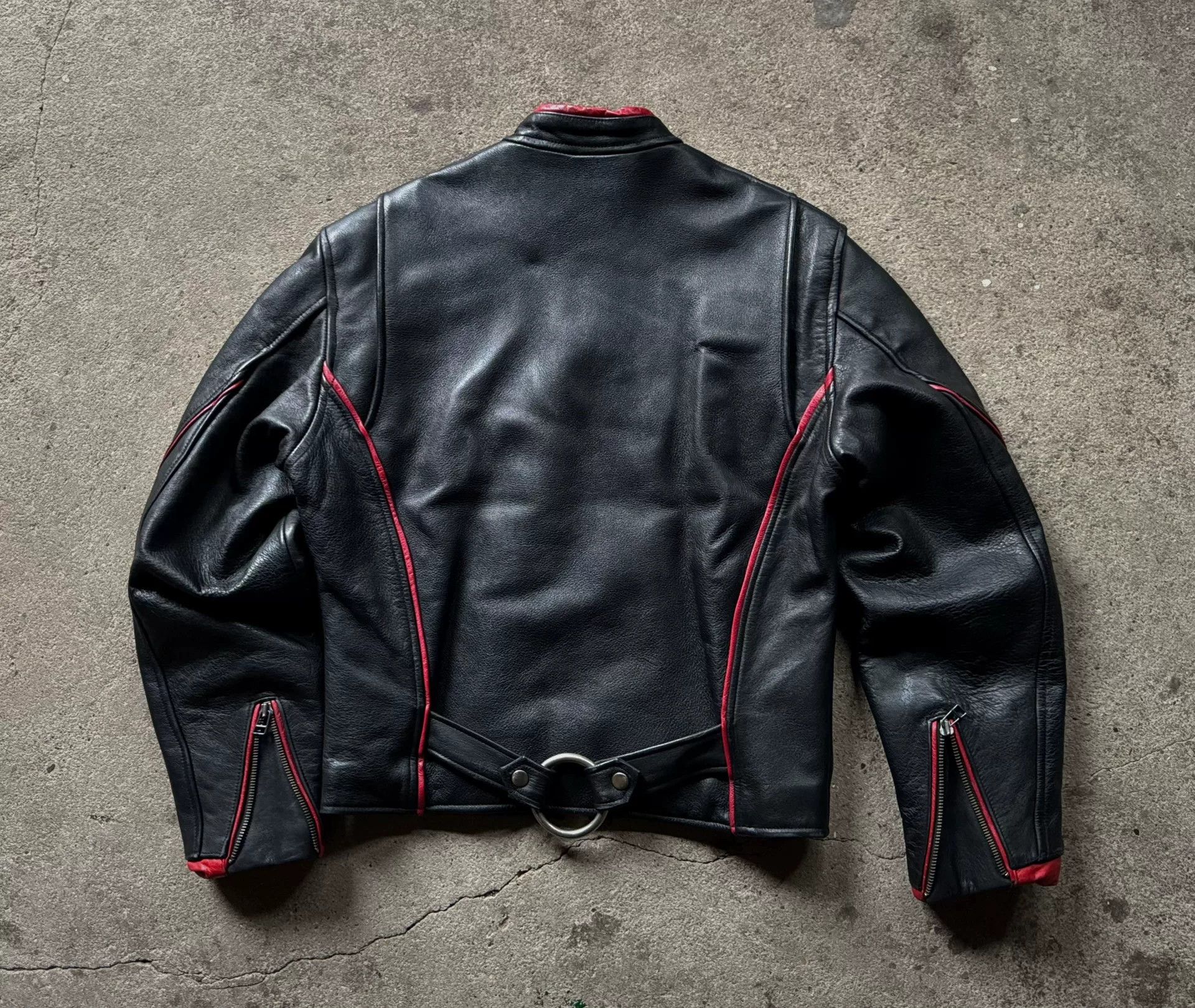 Vintage Vintage Dogfight Moto Leather Jacket Size US M / EU 48-50 / 2 - 6 Thumbnail