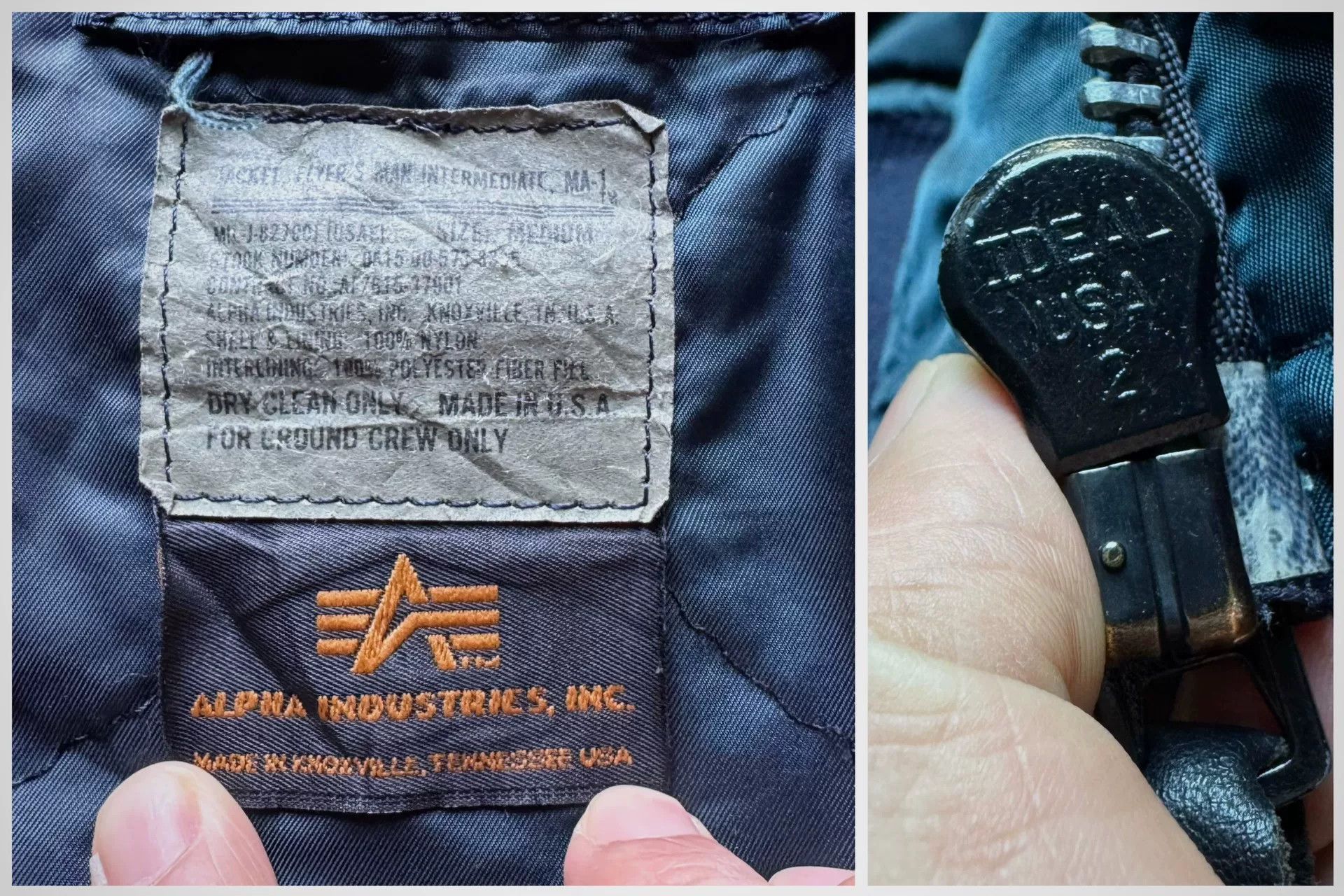 Vintage Vintage Alpha MA1 Flight Jacket Size US M / EU 48-50 / 2 - 6 Thumbnail