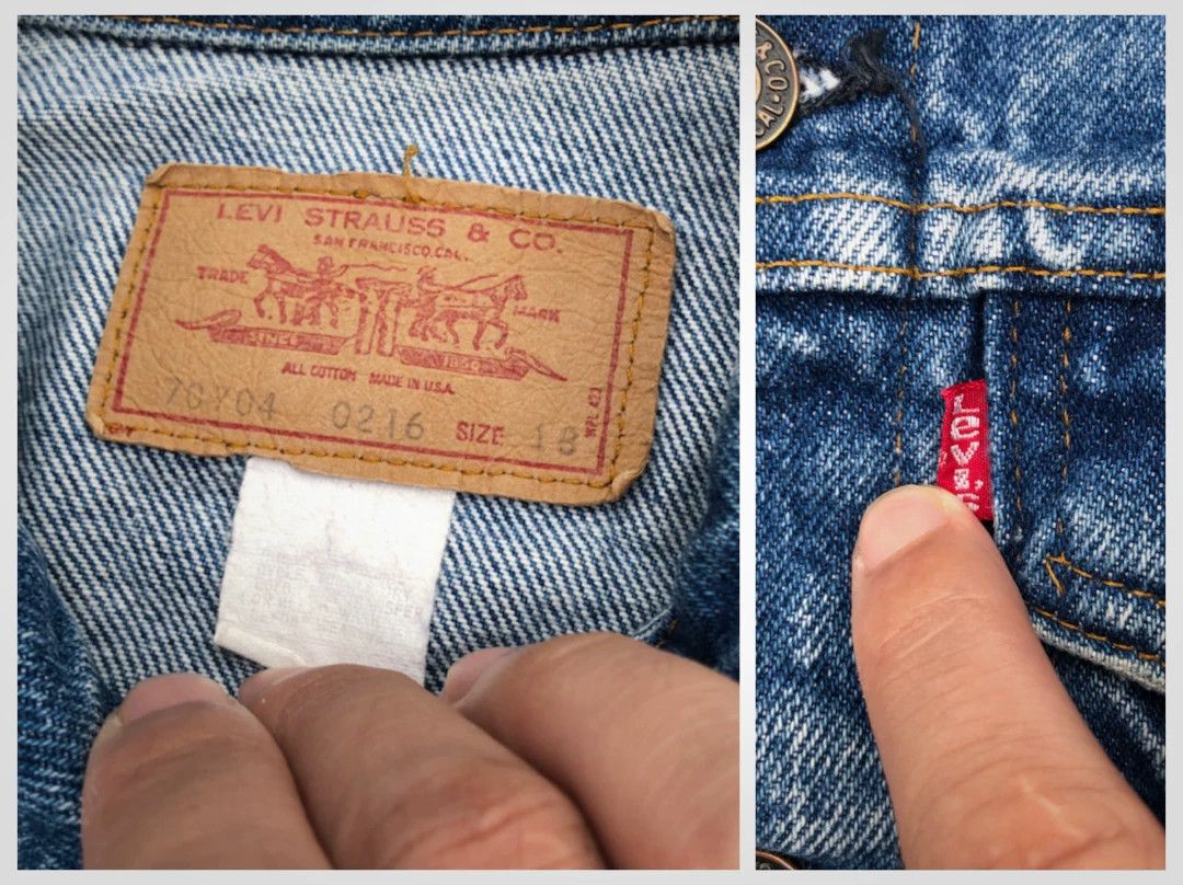 Vintage Vintage Levi's USA Denim Jacket Size US M / EU 48-50 / 2 - 5 Thumbnail