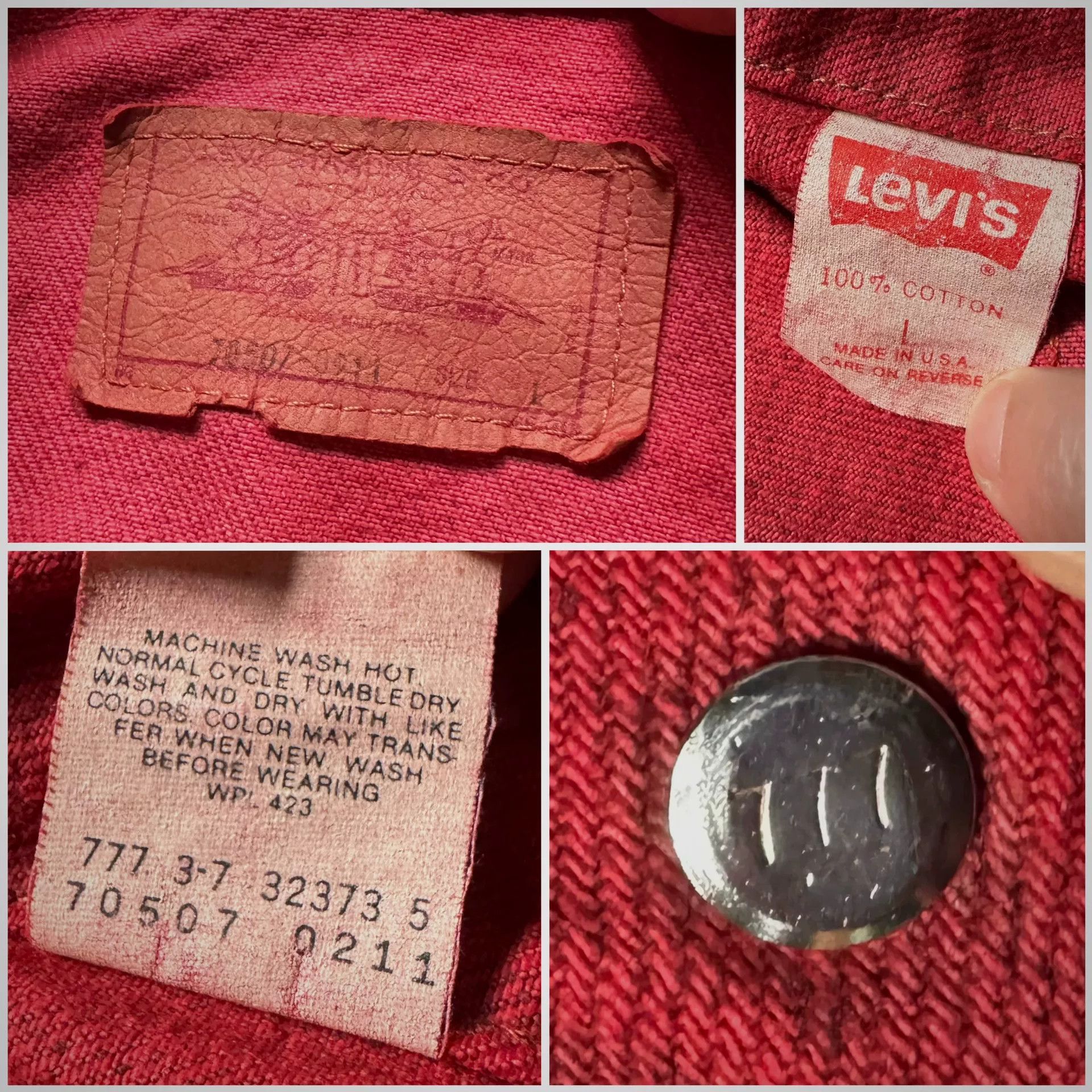 Vintage Vintage 1987 Levi's Denim Jacket Size US M / EU 48-50 / 2 - 4 Thumbnail