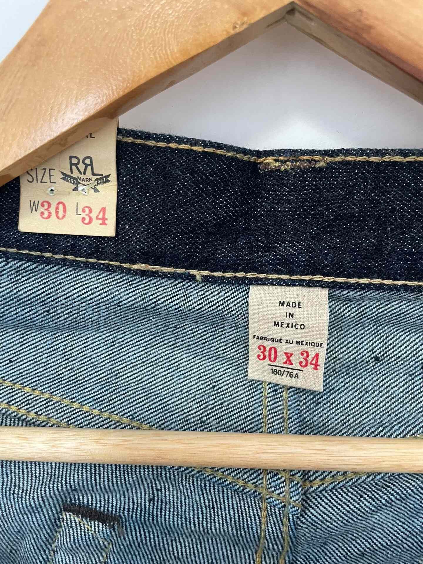RRL Ralph Lauren RRL Double RRL Slim Fit Jeans Size US 30 / EU 46 - 8 Thumbnail