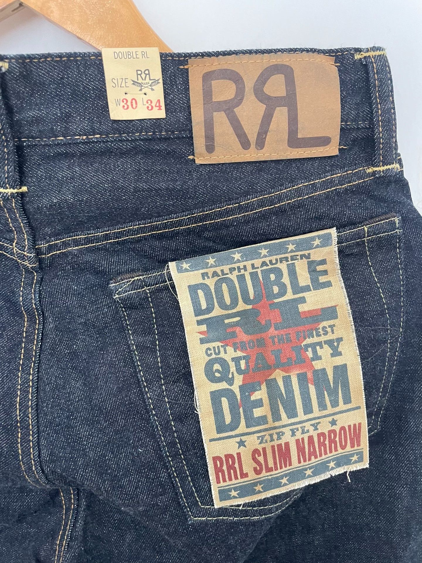 RRL Ralph Lauren RRL Double RRL Slim Fit Jeans Size US 30 / EU 46 - 6 Thumbnail