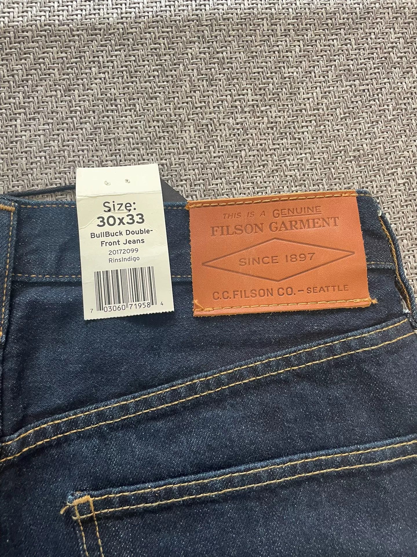 Filson Filson Double-Knee Raw Denim Jeans Size US 30 / EU 46 - 5 Thumbnail