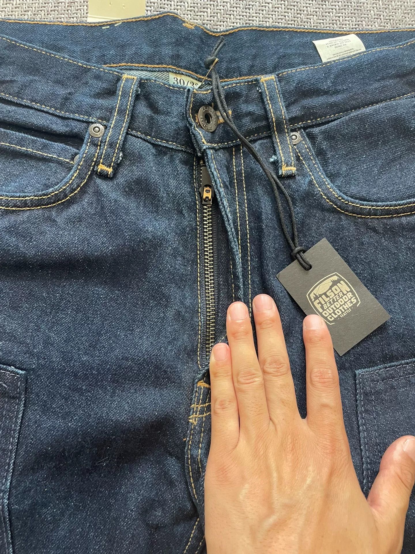 Filson Filson Double-Knee Raw Denim Jeans Size US 30 / EU 46 - 7 Thumbnail