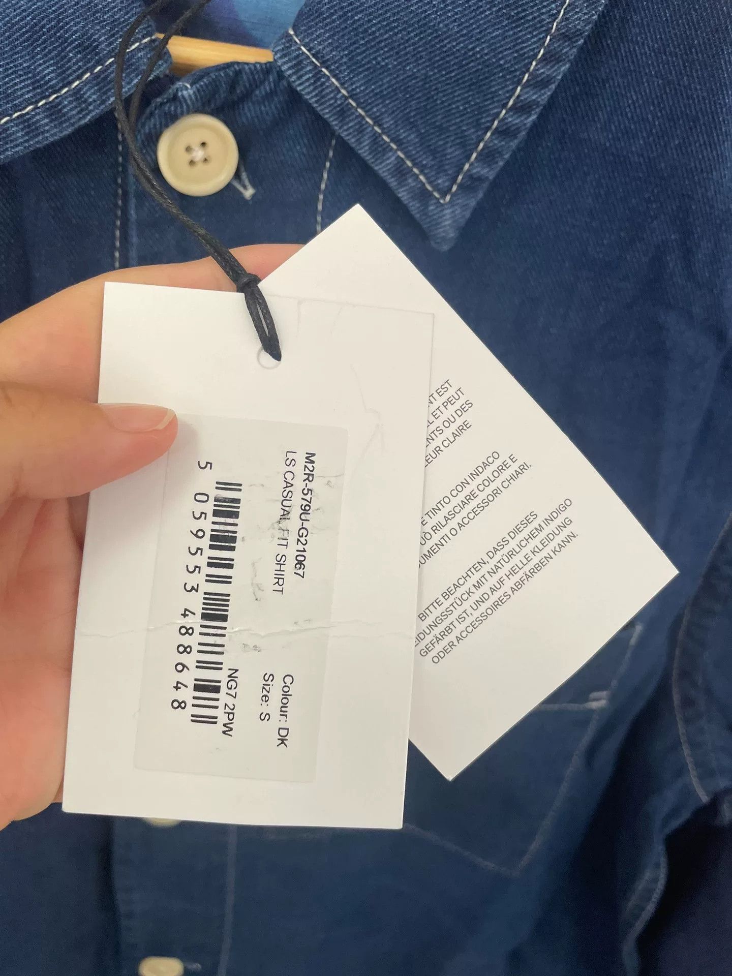 Paul Smith Paul Smith Shirt-Style Denim Jacket Size US S / EU 44-46 / 1 - 2 Thumbnail