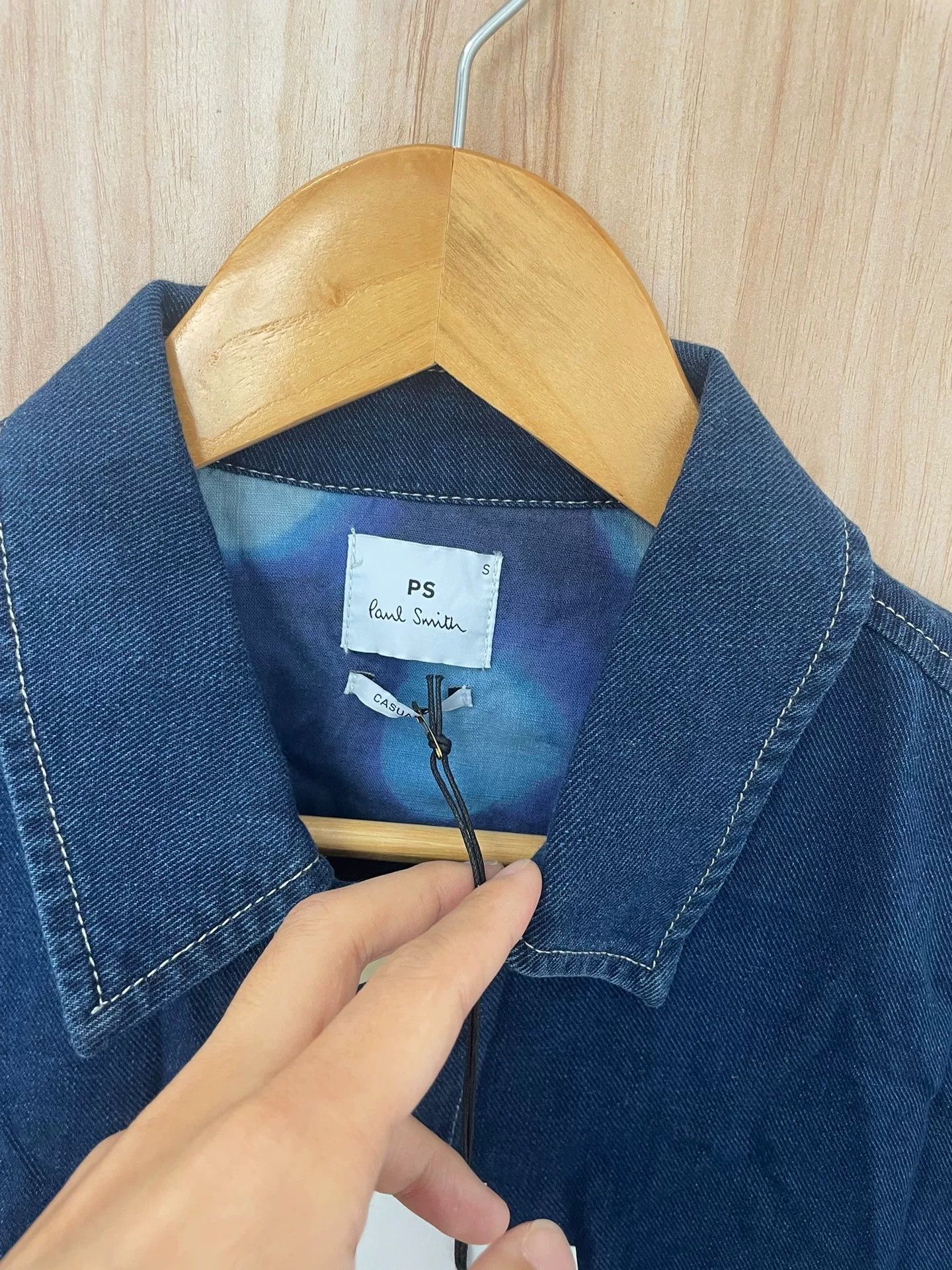 Paul Smith Paul Smith Shirt-Style Denim Jacket Size US S / EU 44-46 / 1 - 3 Thumbnail