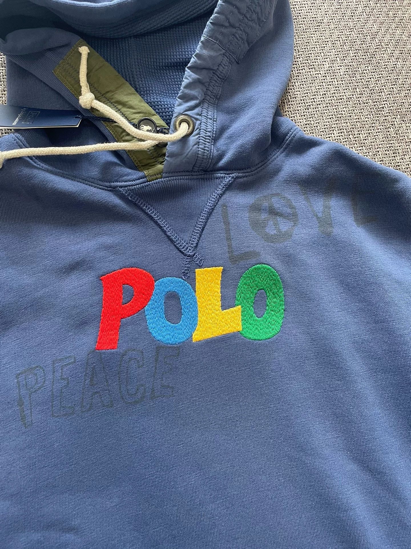 Polo Ralph Lauren Polo Ralph Lauren Vintage Print Hoodie Size US L / EU 52-54 / 3 - 4 Thumbnail