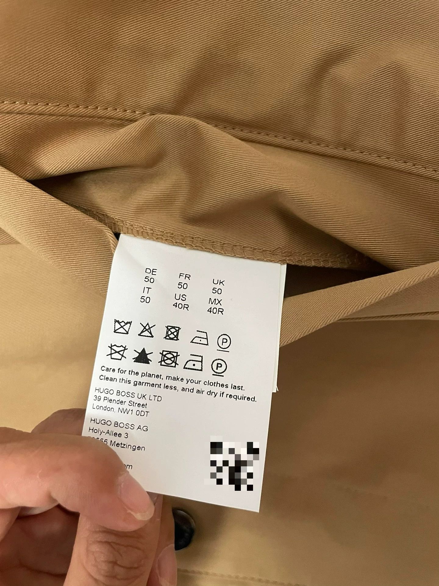 Hugo Boss Hugo Boss Embroidered Logo Cotton Jacket Size US M / EU 48-50 / 2 - 9 Thumbnail