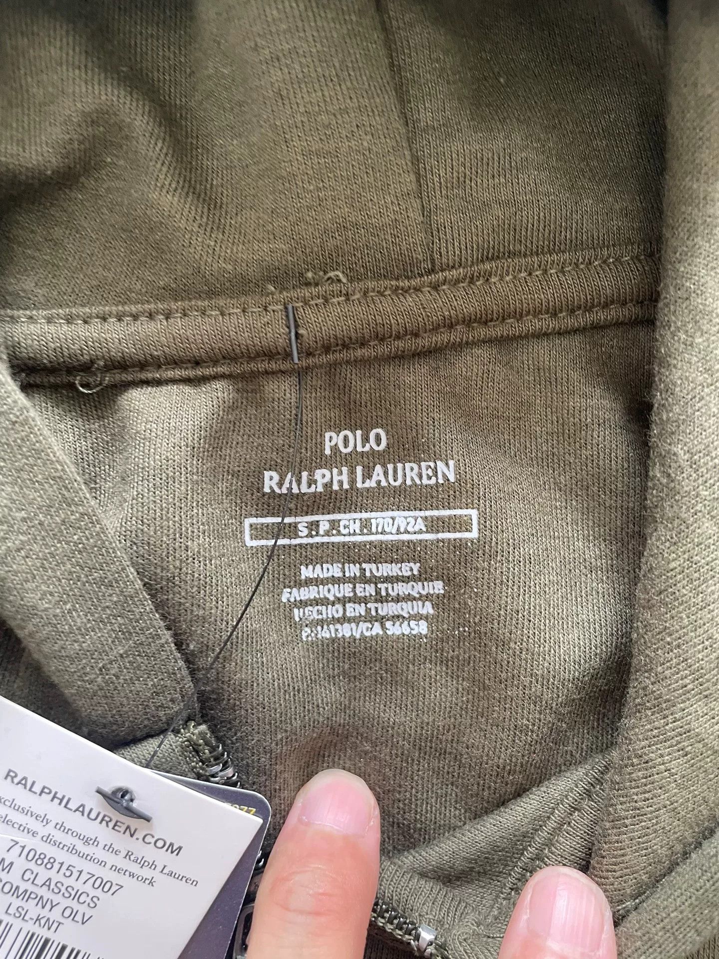 Polo Ralph Lauren Polo Ralph Lauren Solid Hooded Zip Sweatshirt Size US S / EU 44-46 / 1 - 7 Thumbnail