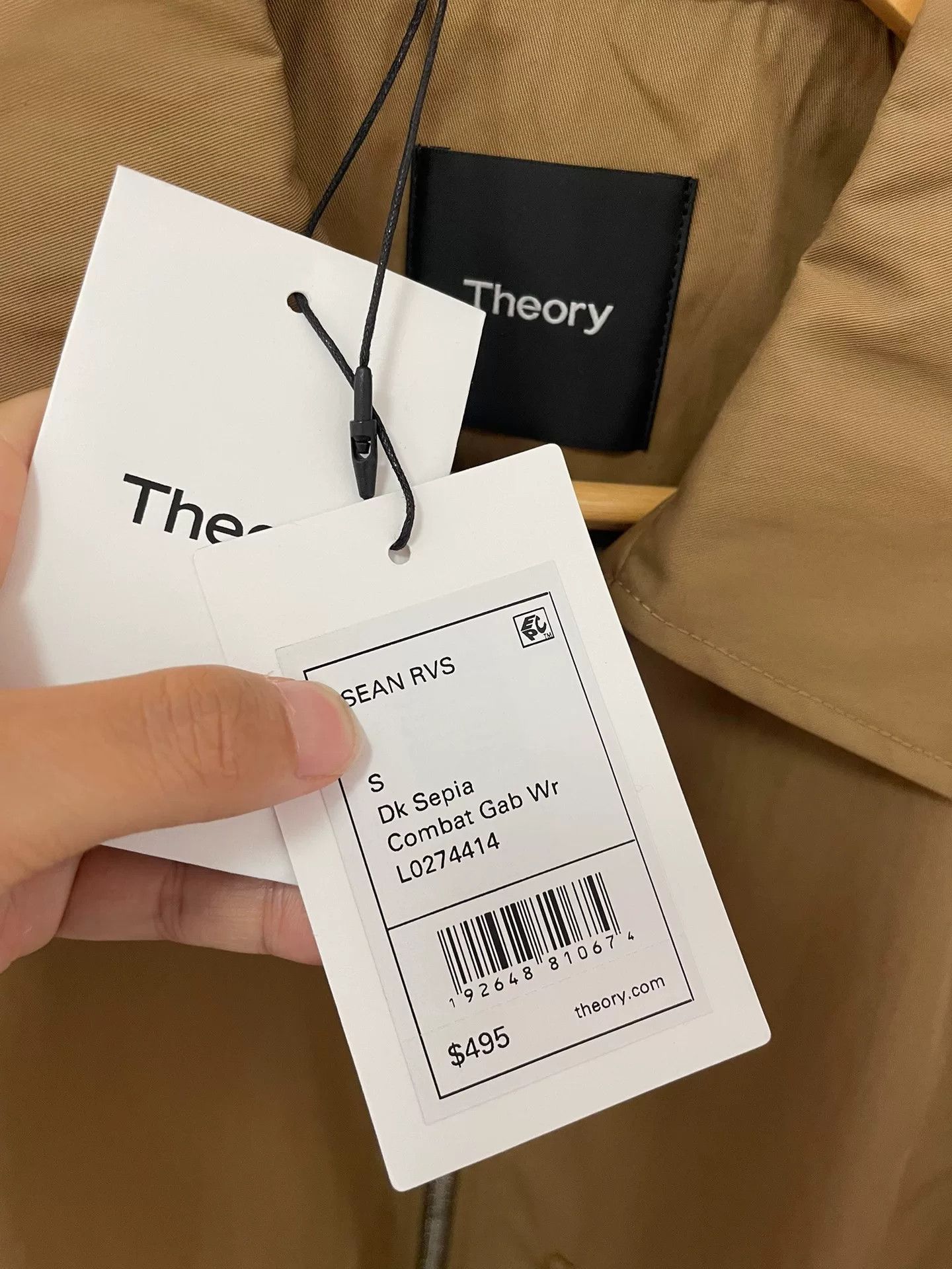 Theory Theory Men's Minimalist Jacket Size US S / EU 44-46 / 1 - 3 Thumbnail