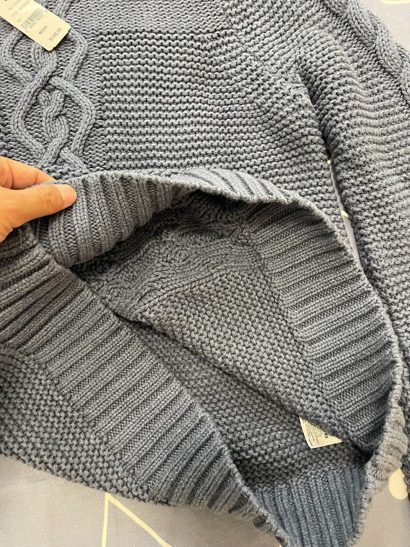 Brooks Brothers Brooks Brothers Men's Cable Knit Sweater Size US M / EU 48-50 / 2 - 7 Thumbnail