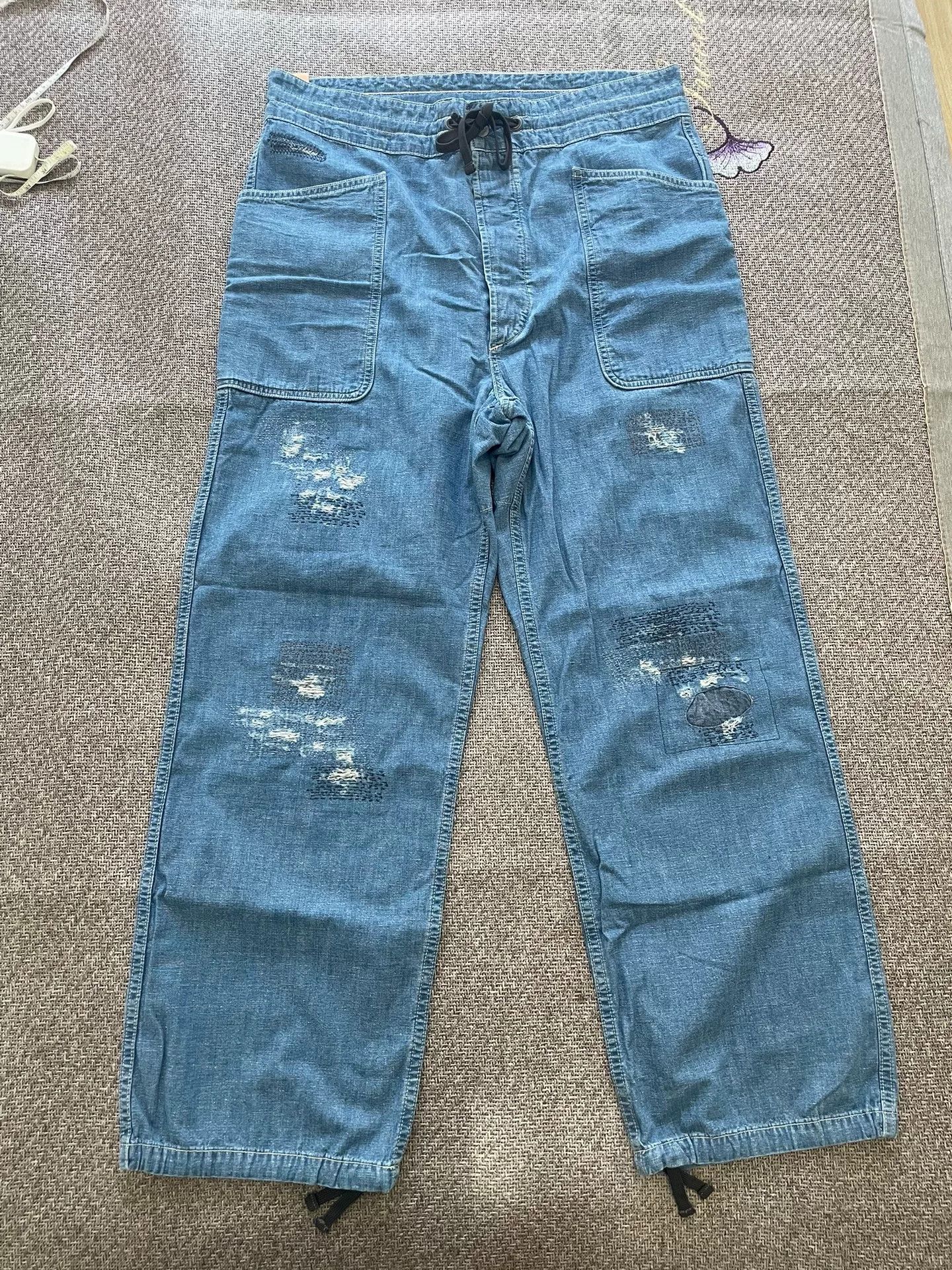 RRL Ralph Lauren RRL Double RRL Cotton Linen Pants Size US 32 / EU 48 - 2 Thumbnail