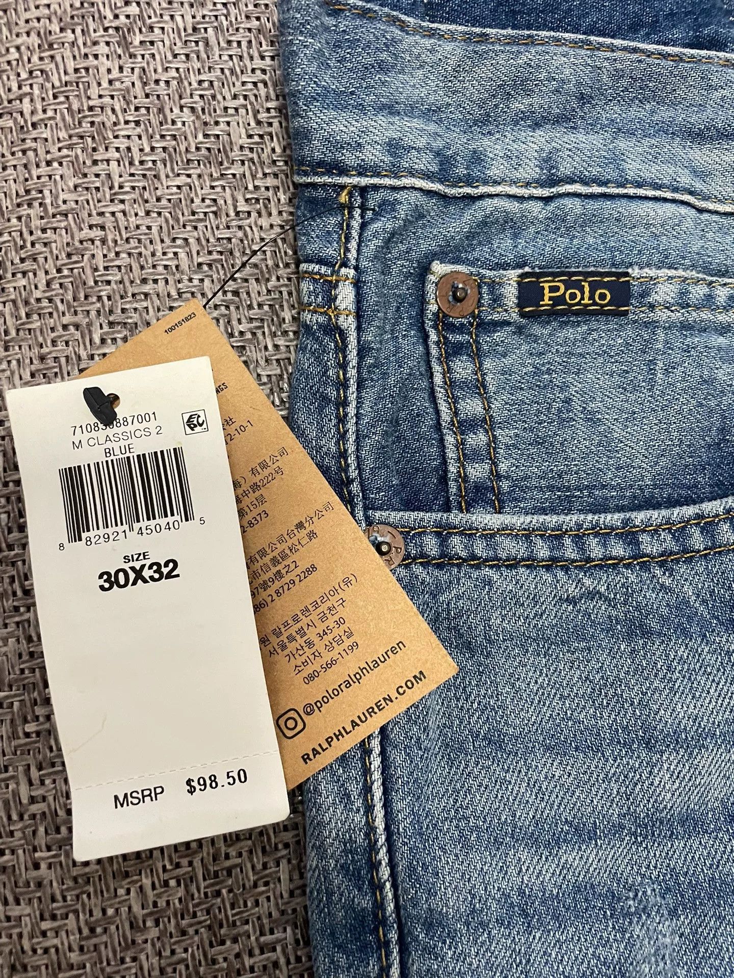 Polo Ralph Lauren Polo Ralph Lauren Denim Jeans Size US 30 / EU 46 - 4 Thumbnail