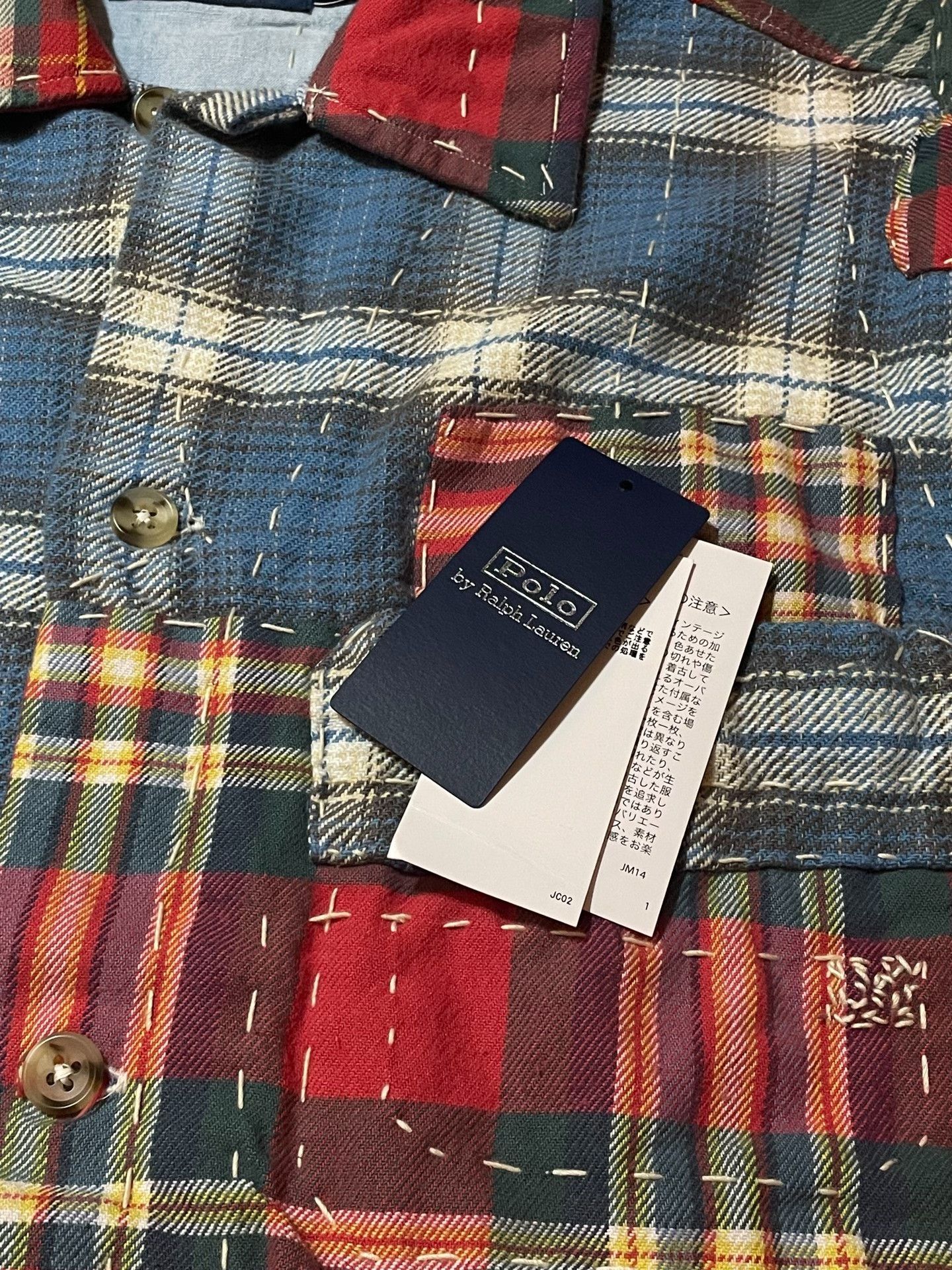 Ralph Lauren RL Ralph Lauren Plaid Patchwork Coat Size US M / EU 48-50 / 2 - 8 Thumbnail
