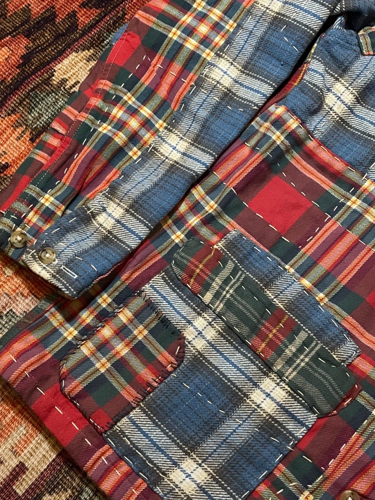 Ralph Lauren RL Ralph Lauren Plaid Patchwork Coat Size US M / EU 48-50 / 2 - 6 Thumbnail
