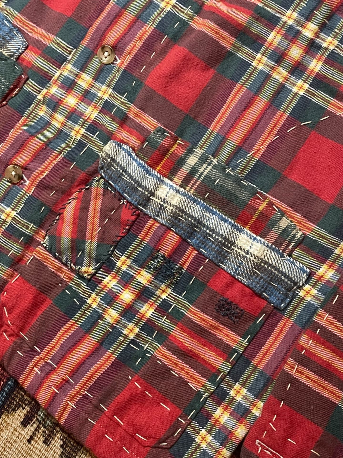 Ralph Lauren RL Ralph Lauren Plaid Patchwork Coat Size US M / EU 48-50 / 2 - 5 Thumbnail