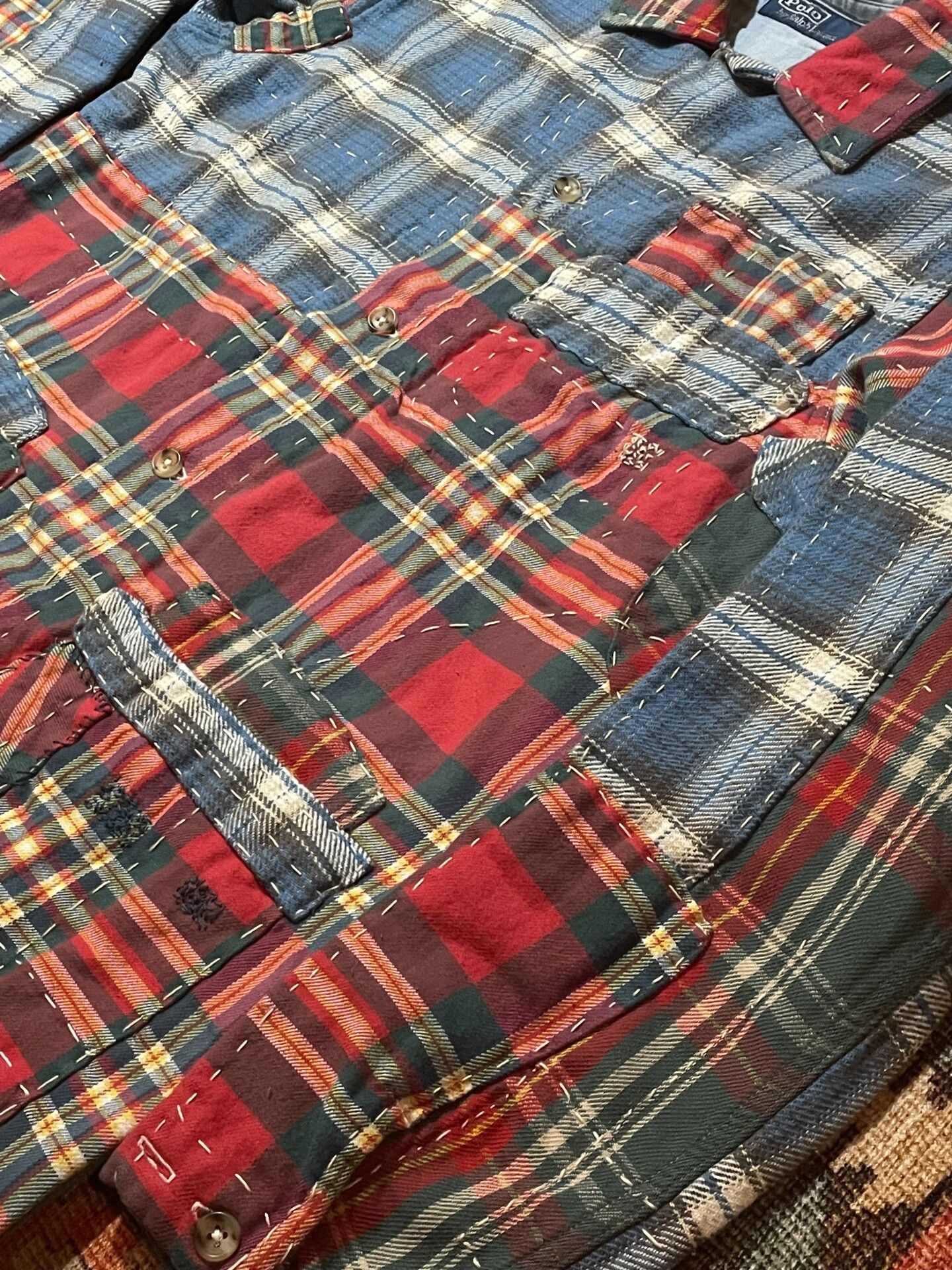 Ralph Lauren RL Ralph Lauren Plaid Patchwork Coat Size US M / EU 48-50 / 2 - 7 Thumbnail