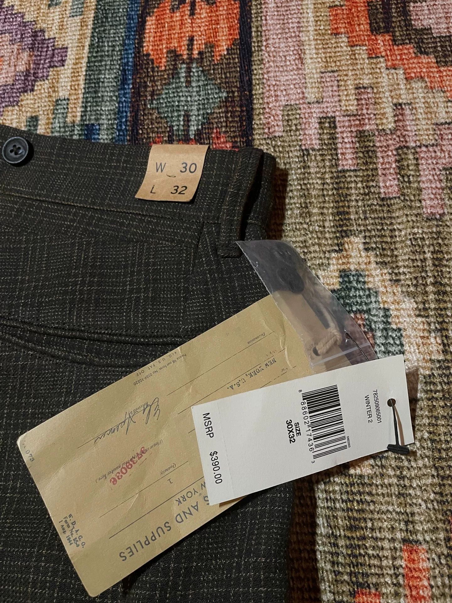 RRL Ralph Lauren RRL Rare Plaid Work Pants Size US 32 / EU 48 - 6 Thumbnail