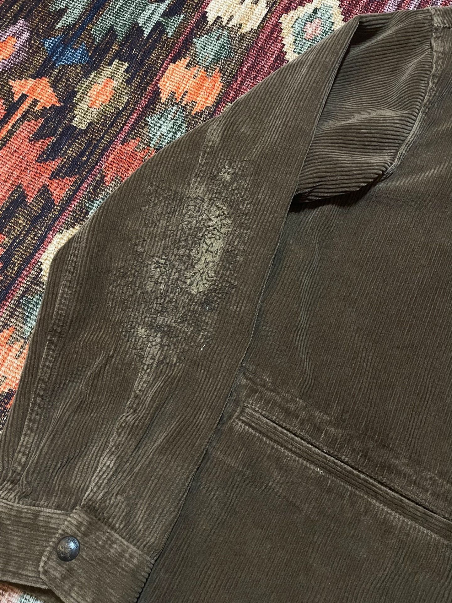 RRL Ralph Lauren RRL Washed Distressed Corduroy Work Jacket Size US M / EU 48-50 / 2 - 4 Thumbnail