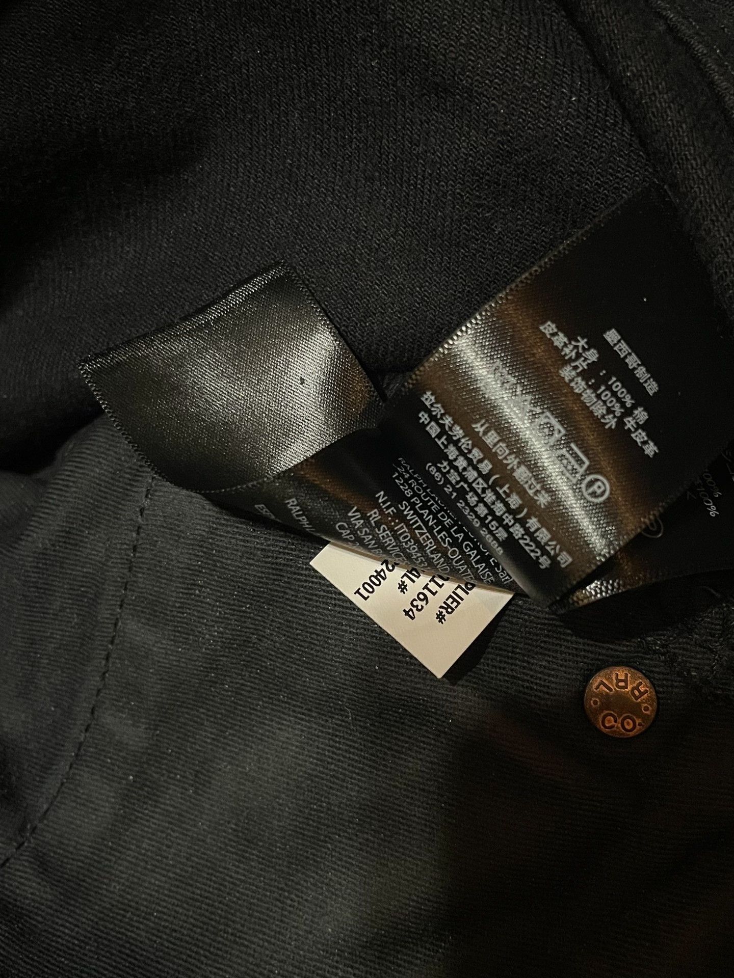 RRL Ralph Lauren RRL Black Pinstripe Jeans 32/30 Size US 34 / EU 50 - 9 Thumbnail