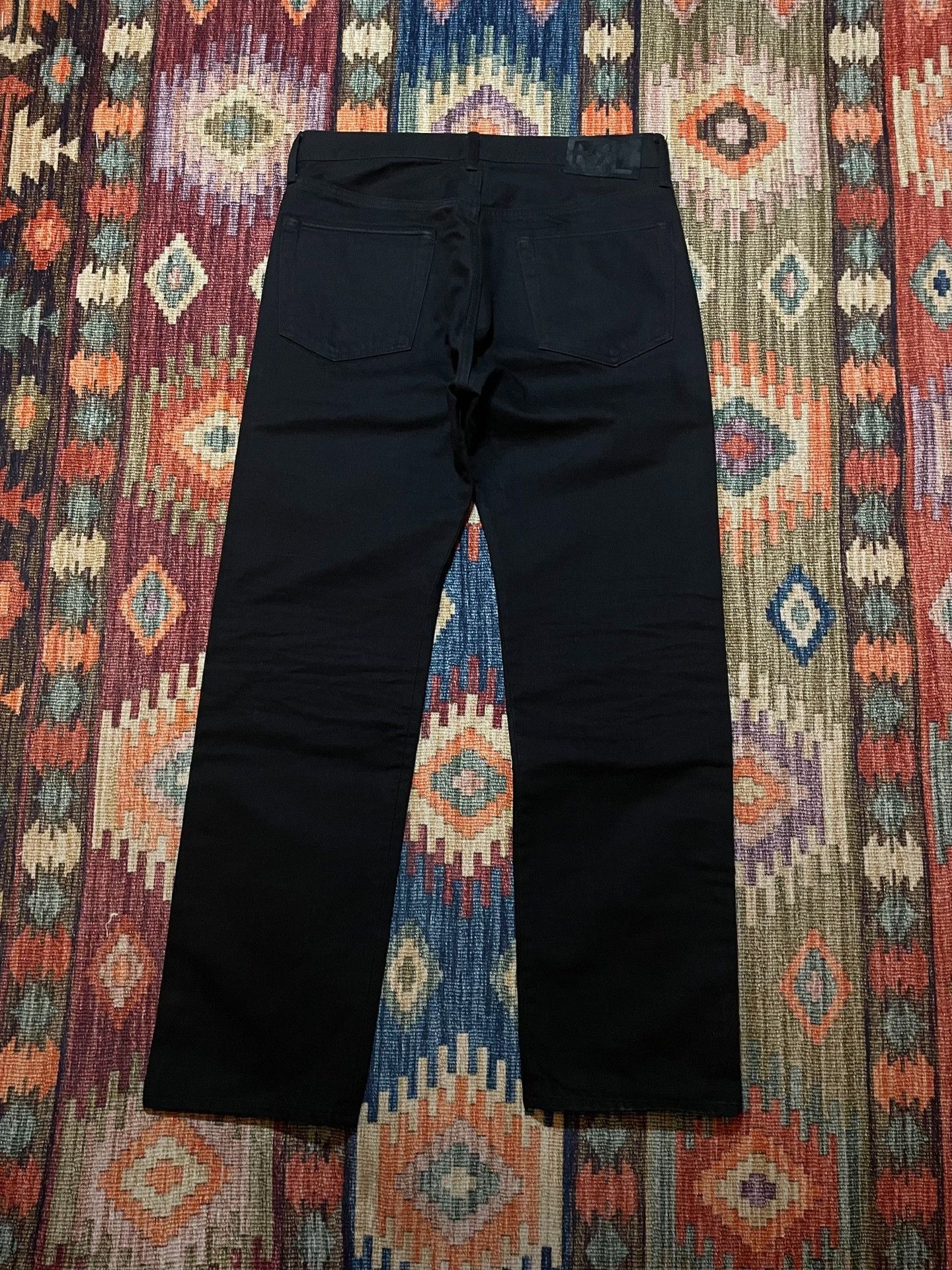 RRL Ralph Lauren RRL Black Pinstripe Jeans 32/30 Size US 34 / EU 50 - 2 Thumbnail
