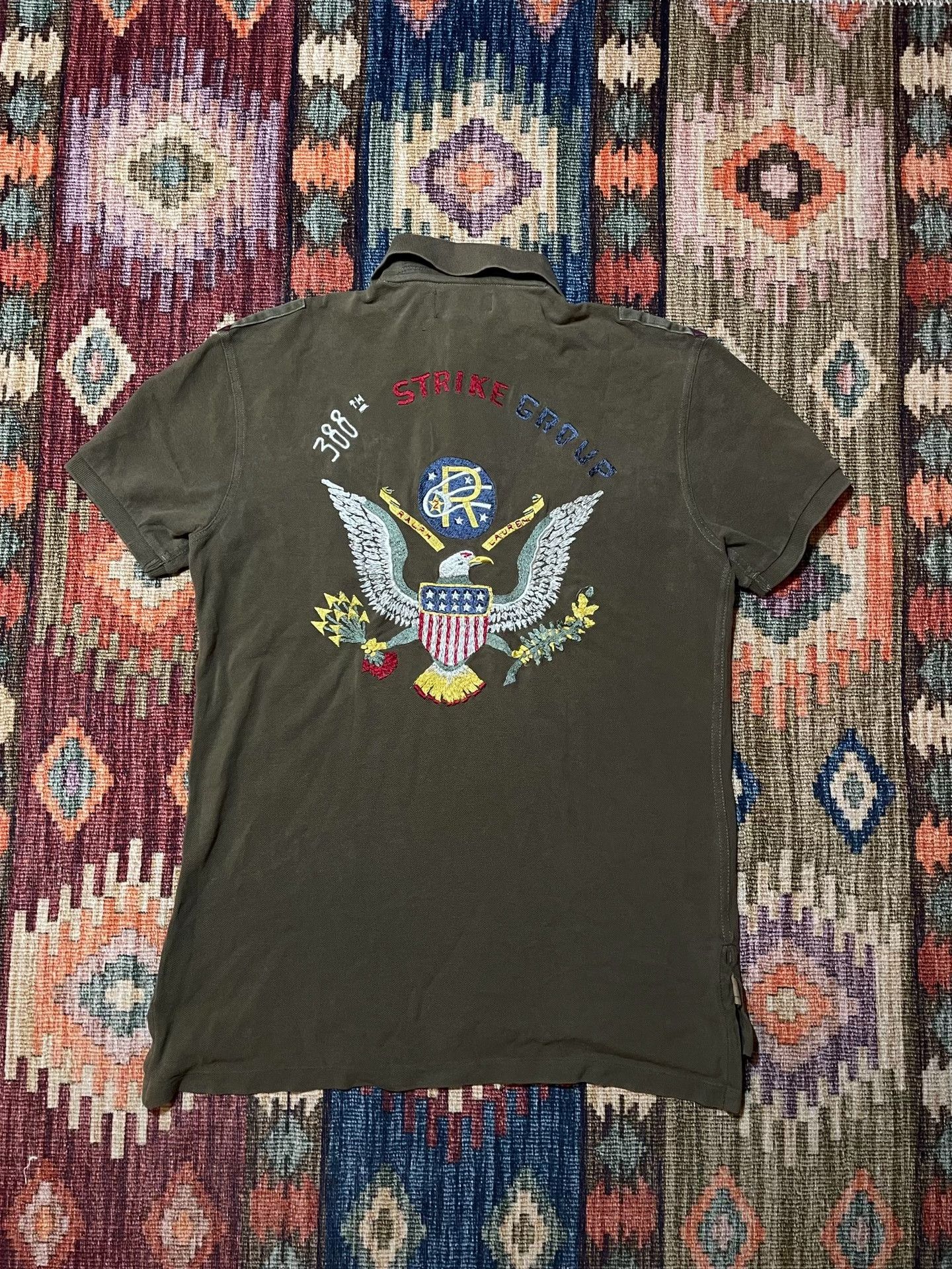 Ralph Lauren RALPH LAUREN Vintage Eagle Embroidered T-Shirt Size US M / EU 48-50 / 2 - 2 Thumbnail