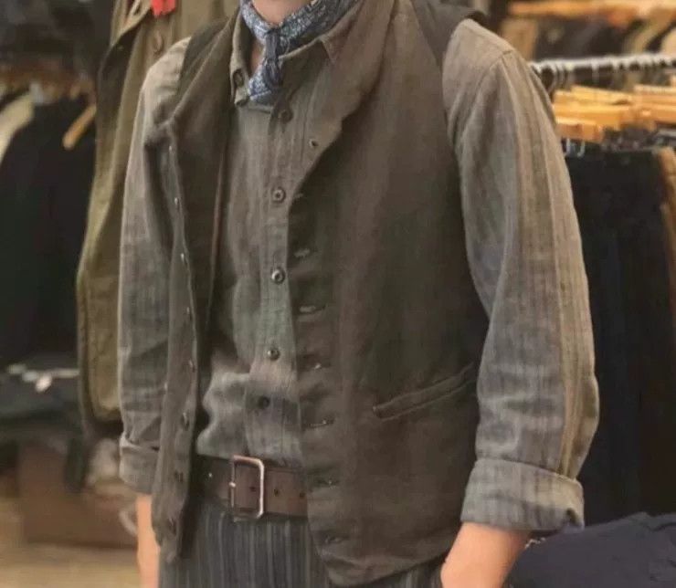 Mister Freedom Mister Freedom 2011 Herringbone Vest 38 Size US M / EU 48-50 / 2 - 7 Thumbnail