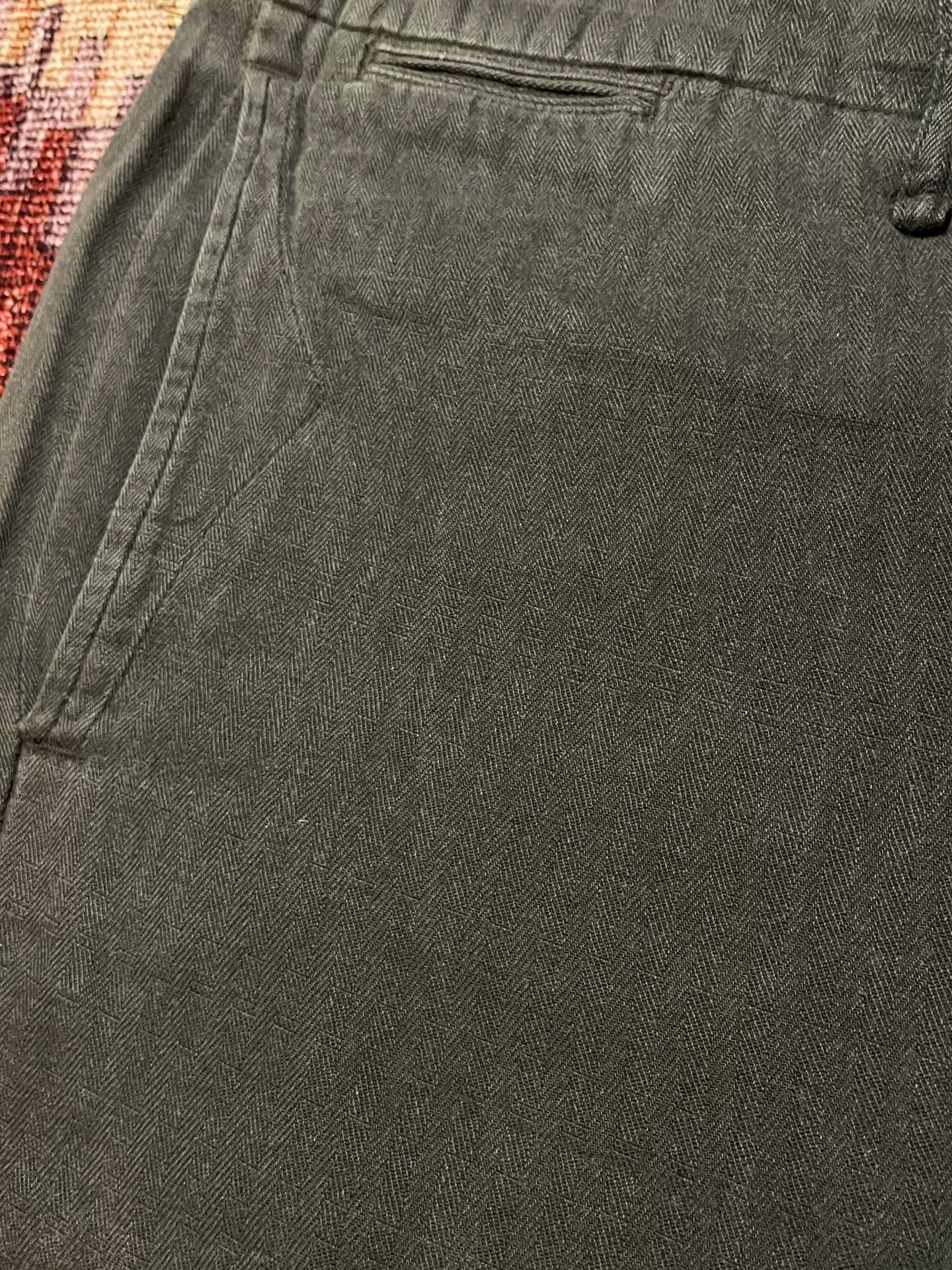 RRL Ralph Lauren RRL Herringbone Trousers Size 32.32 Size US 32 / EU 48 - 6 Thumbnail