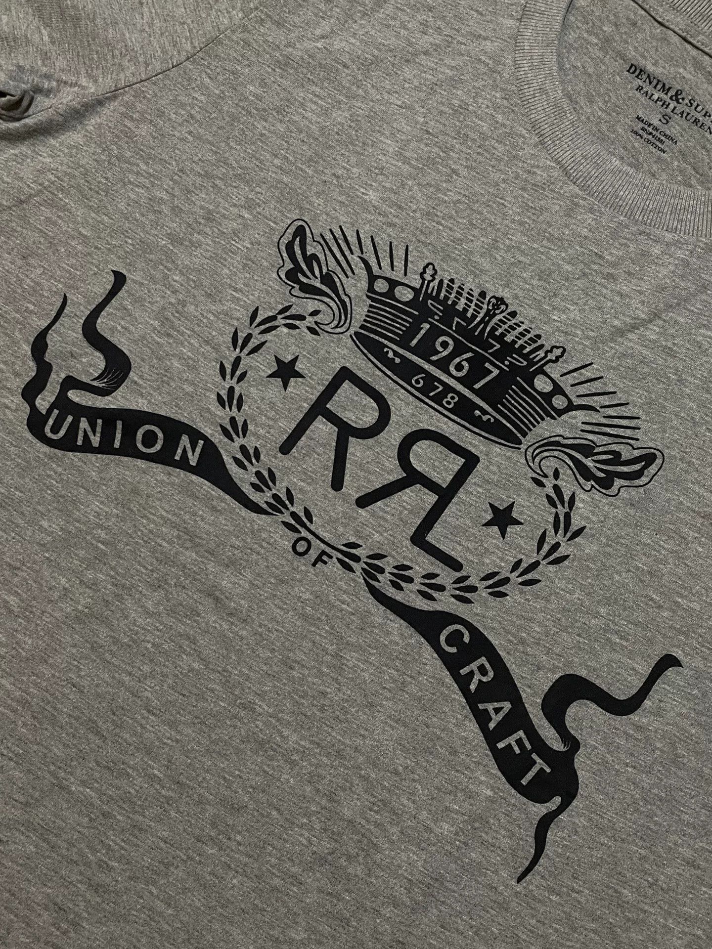 RRL Ralph Lauren RRL Denim Supply Ds Print T-Shirt Size US S / EU 44-46 / 1 - 4 Thumbnail