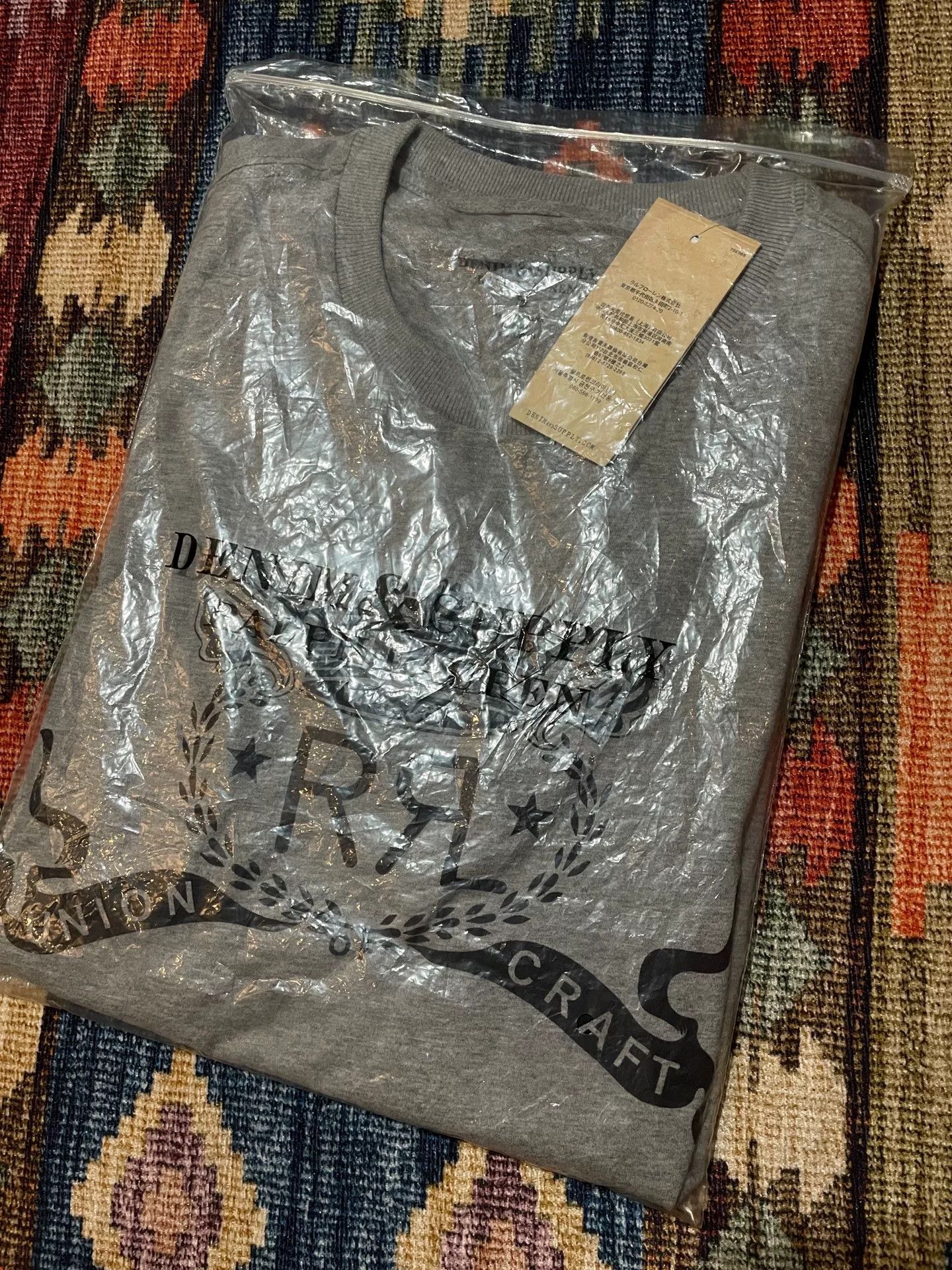 RRL Ralph Lauren RRL Denim Supply Ds Print T-Shirt Size US S / EU 44-46 / 1 - 6 Thumbnail