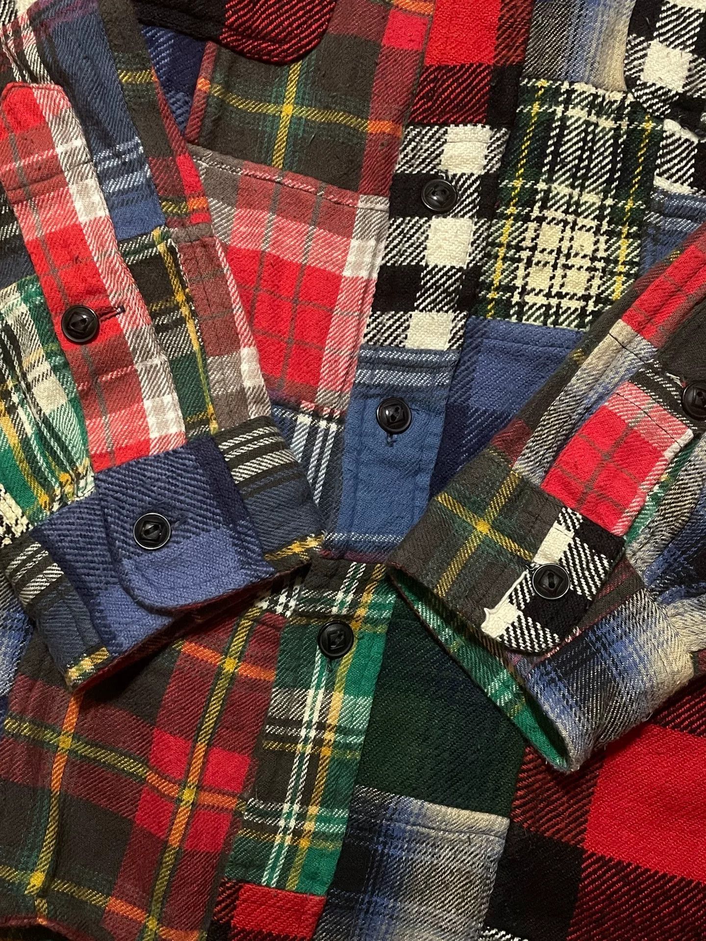 Ralph Lauren Ralph Lauren Vintage Patchwork Shirt M Size US M / EU 48-50 / 2 - 4 Thumbnail