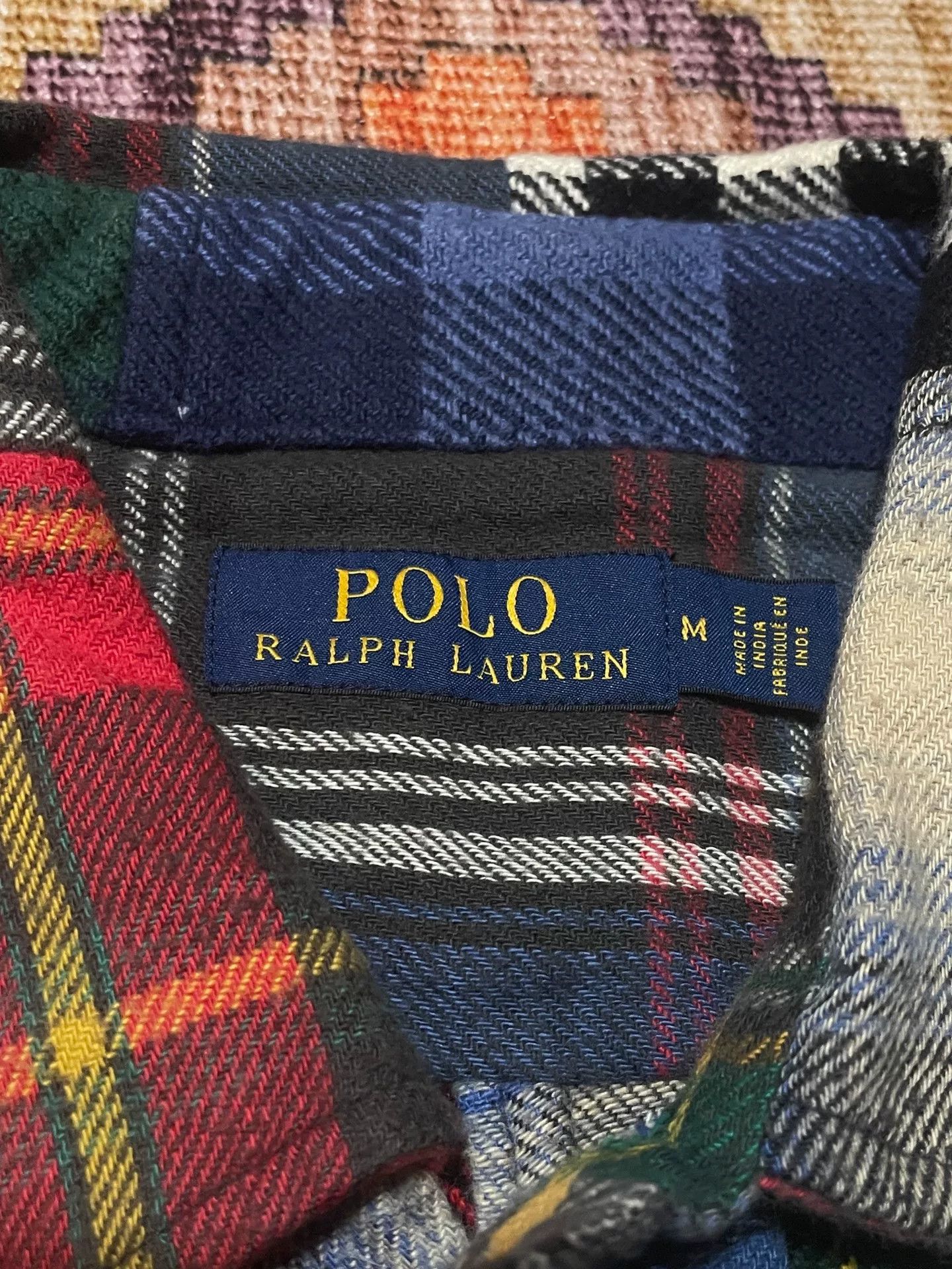 Ralph Lauren Ralph Lauren Vintage Patchwork Shirt M Size US M / EU 48-50 / 2 - 3 Thumbnail