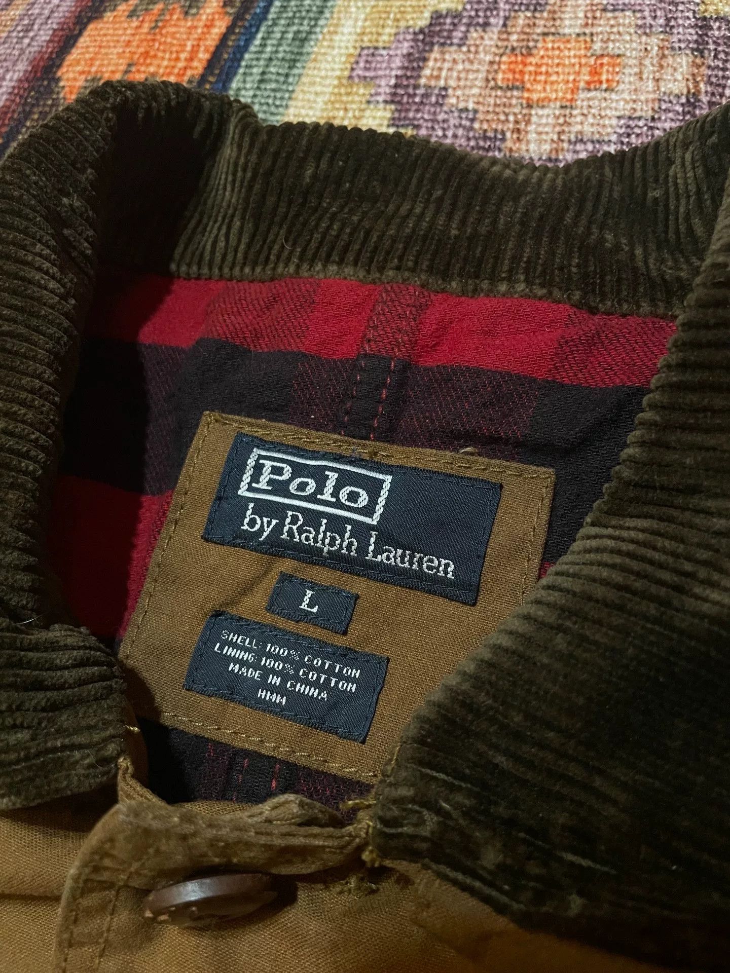 Ralph Lauren RALPH LAUREN Distressed Waxed Multi-Pocket Field Jacket Size US L / EU 52-54 / 3 - 3 Thumbnail