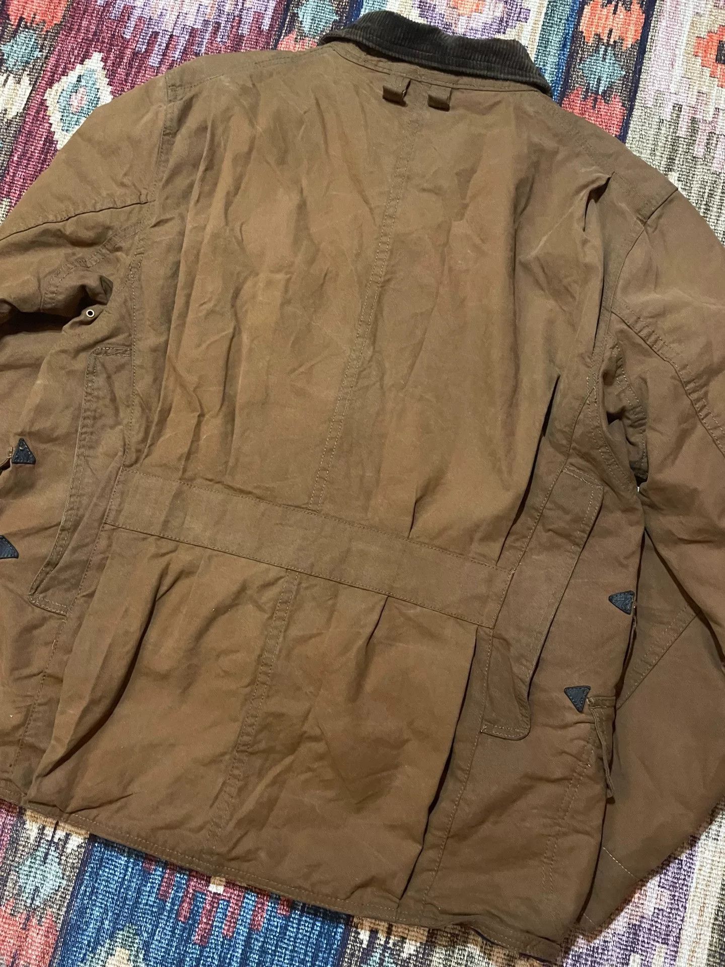 Ralph Lauren RALPH LAUREN Distressed Waxed Multi-Pocket Field Jacket Size US L / EU 52-54 / 3 - 8 Thumbnail