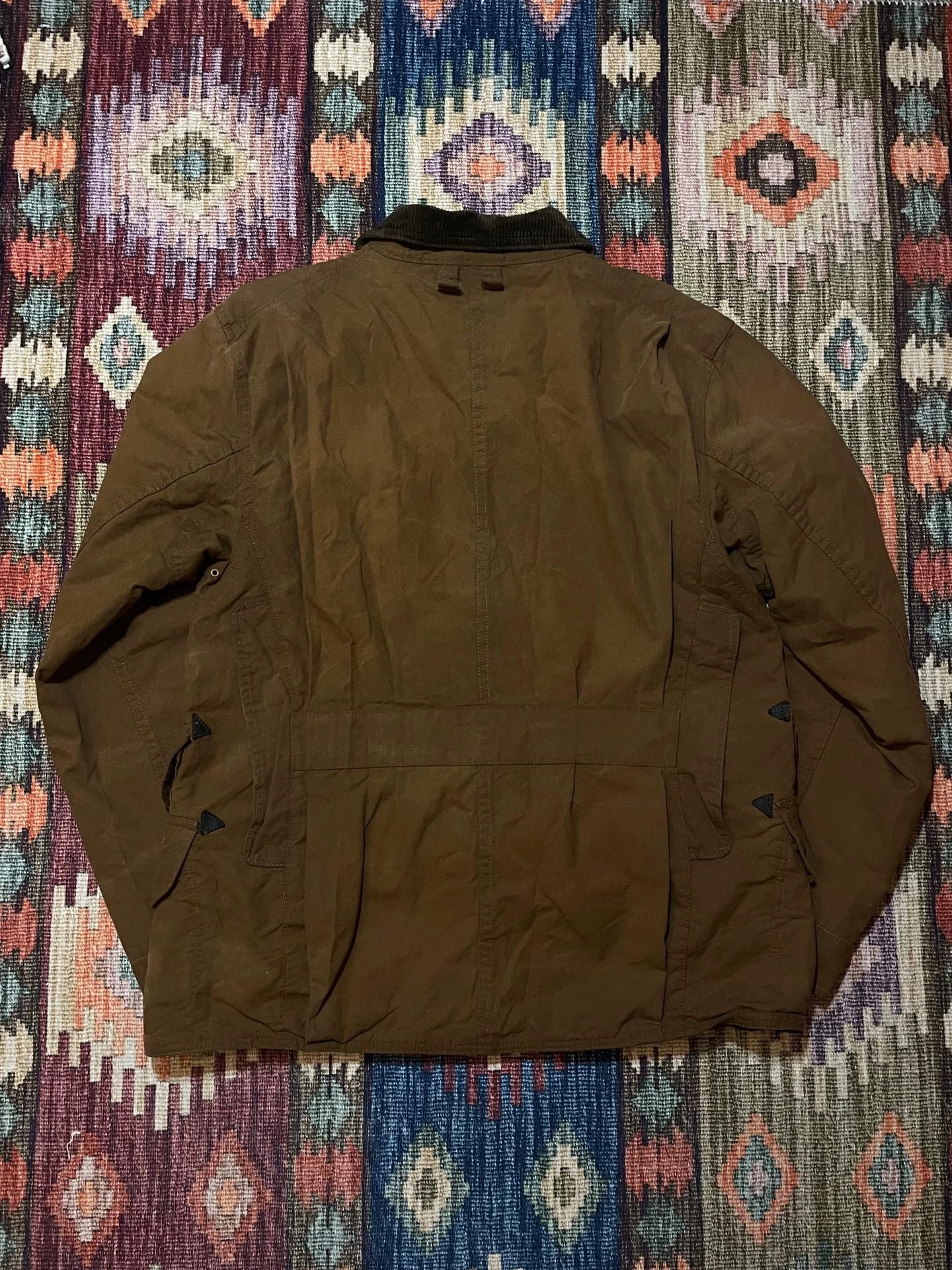 Ralph Lauren RALPH LAUREN Distressed Waxed Multi-Pocket Field Jacket Size US L / EU 52-54 / 3 - 2 Thumbnail