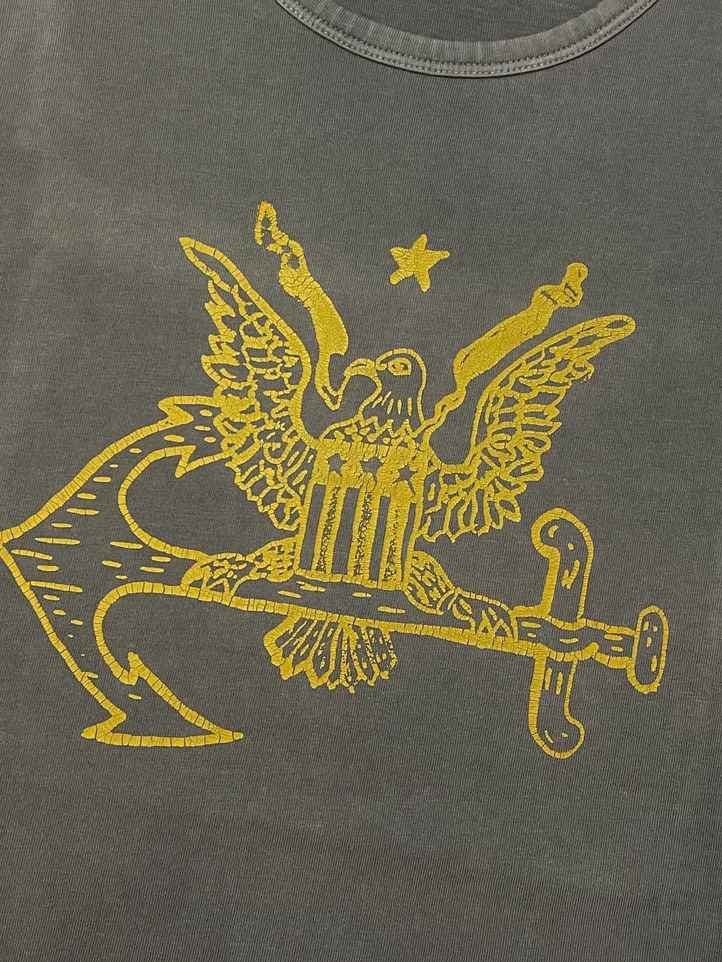 RRL Ralph Lauren RRL Vintage Washed Anchor Print Short Sleeve Tee S Size US S / EU 44-46 / 1 - 4 Thumbnail