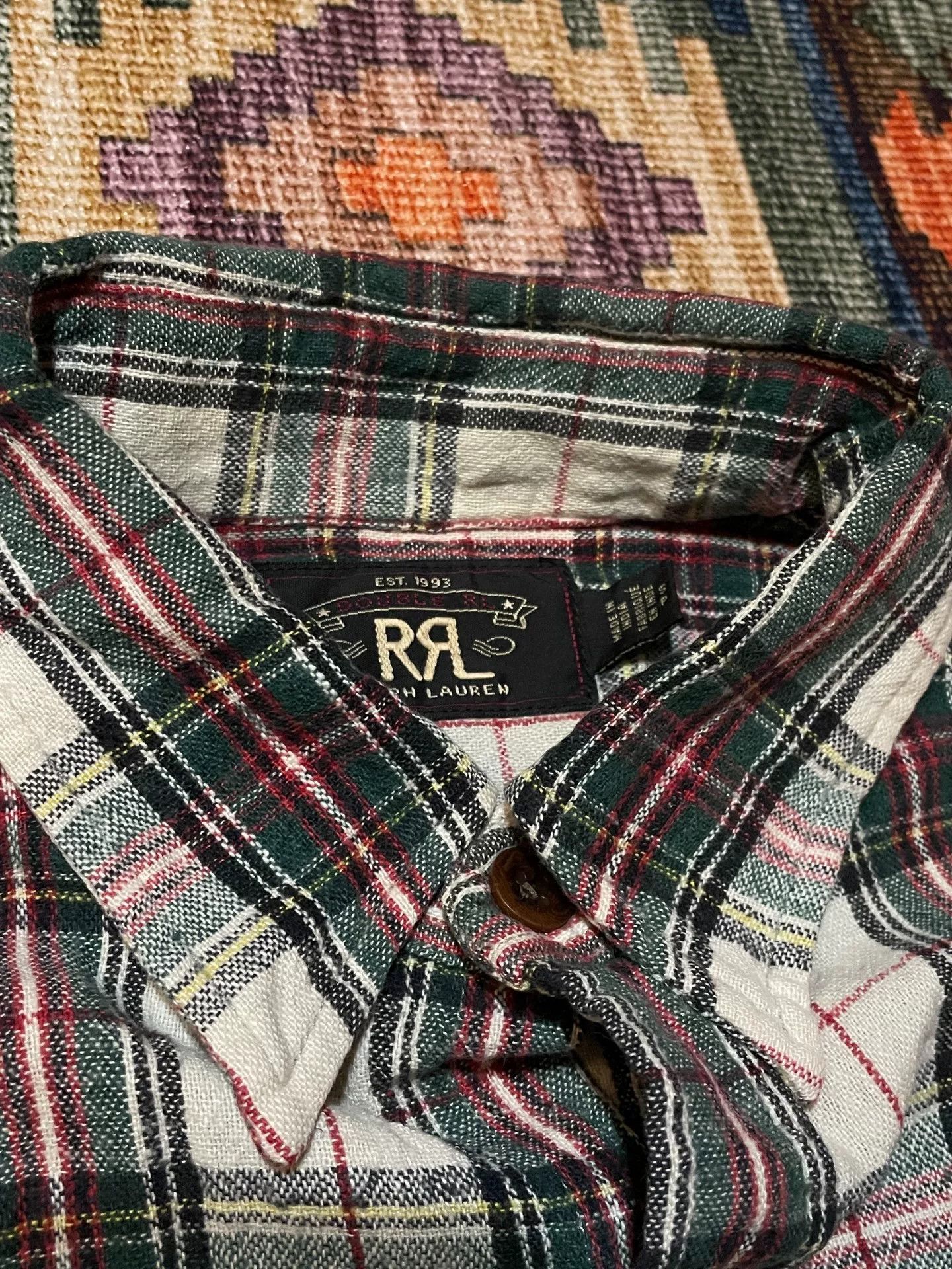 RRL Ralph Lauren RRL Vintage Plaid Work Shirt S Size US S / EU 44-46 / 1 - 4 Thumbnail